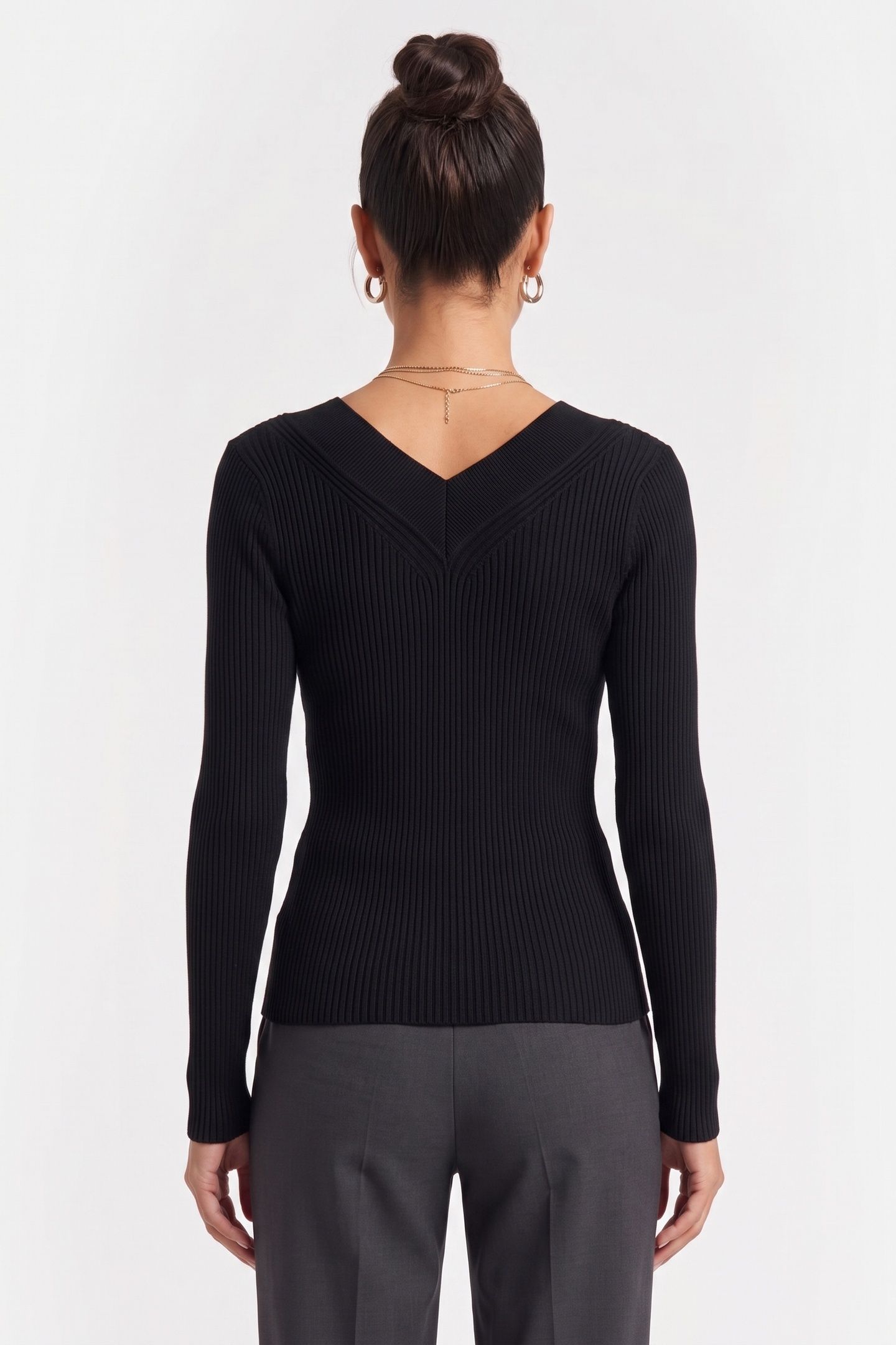 GUESS ECO KATELYN VN LS SWTR JET BLACK A996 2