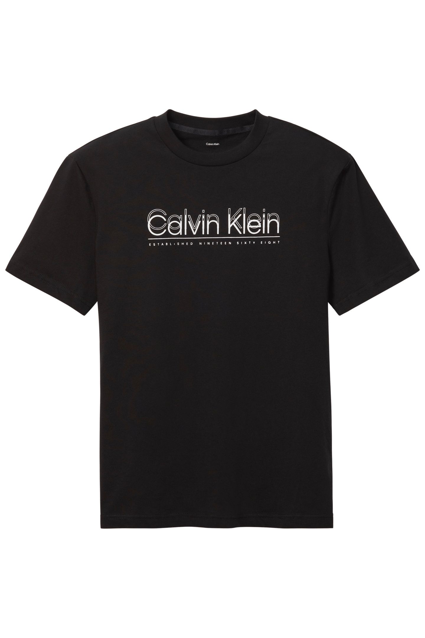 CP-DOUBLE LOGO T-SHIRT BLACK 4