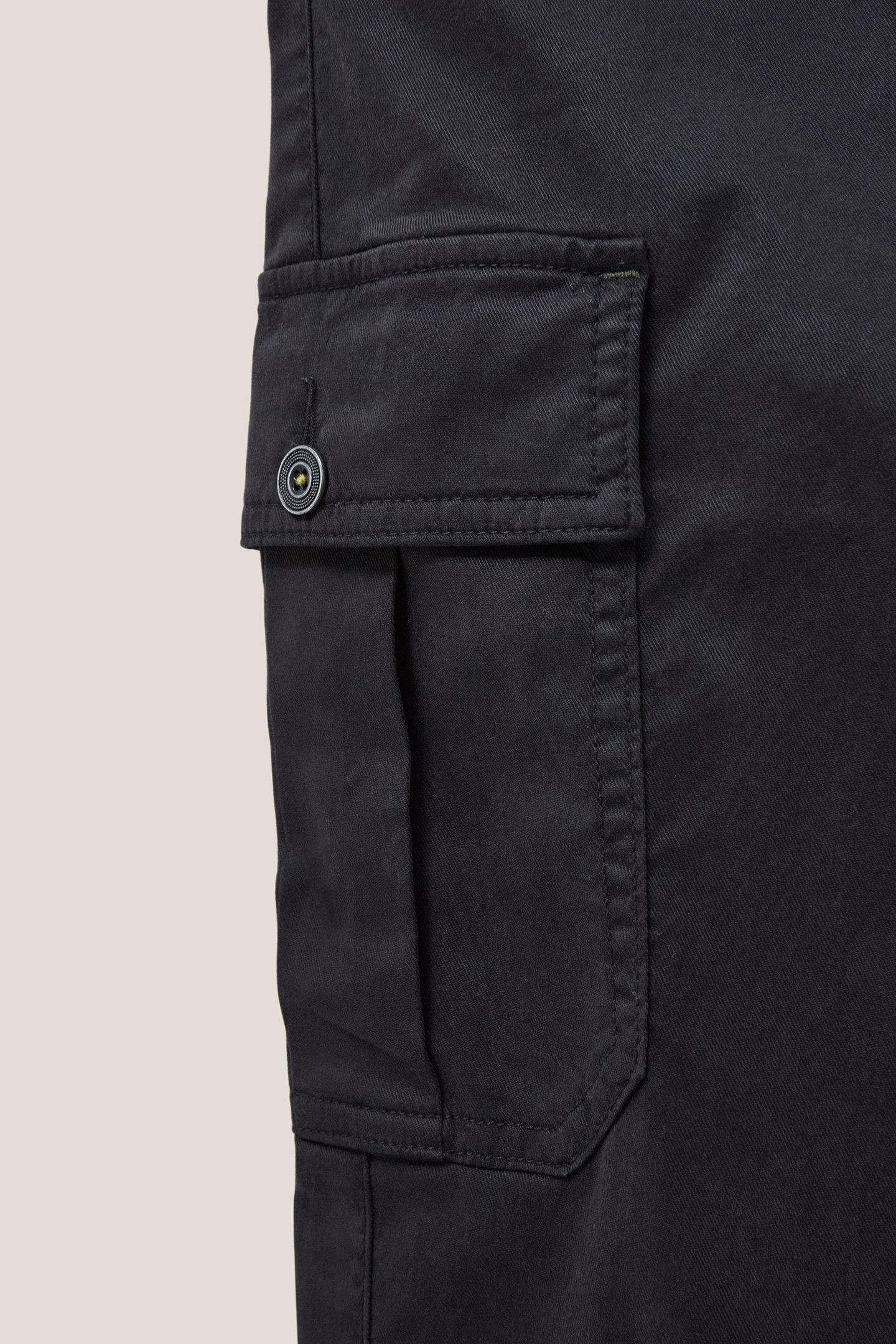 EVERLEIGH CARGO TROUSER WASHED BLACK 8