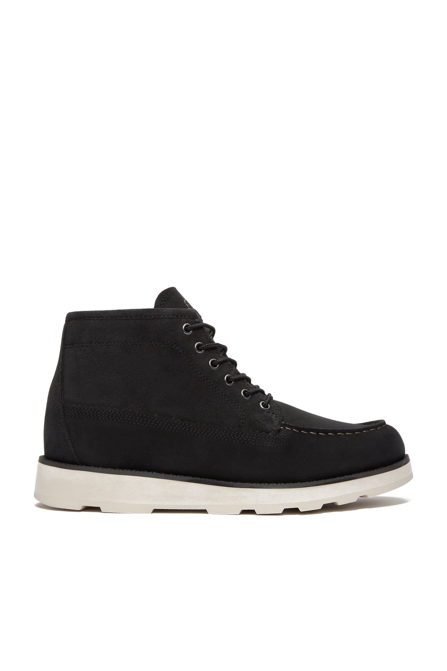 BRITTON MILLS MID LACE UP CHUKKA BOOT BLACK SUEDE 1