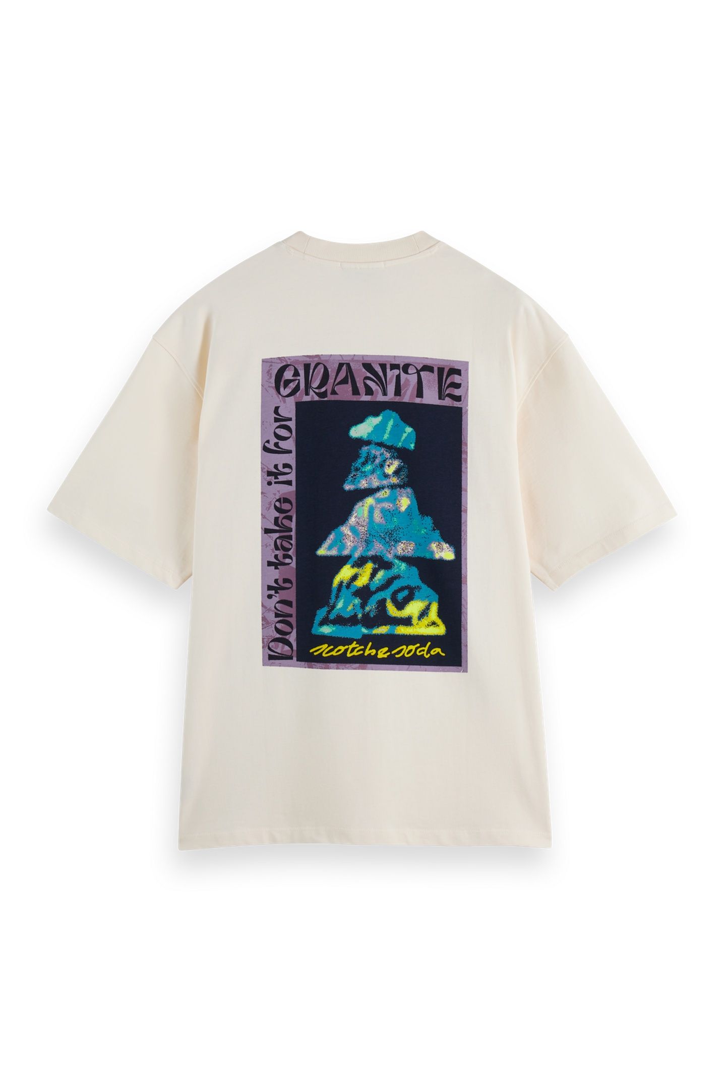 LOOSE FIT FRONT AND BACK ARTWORK T-SHIRT EGGNOG 5
