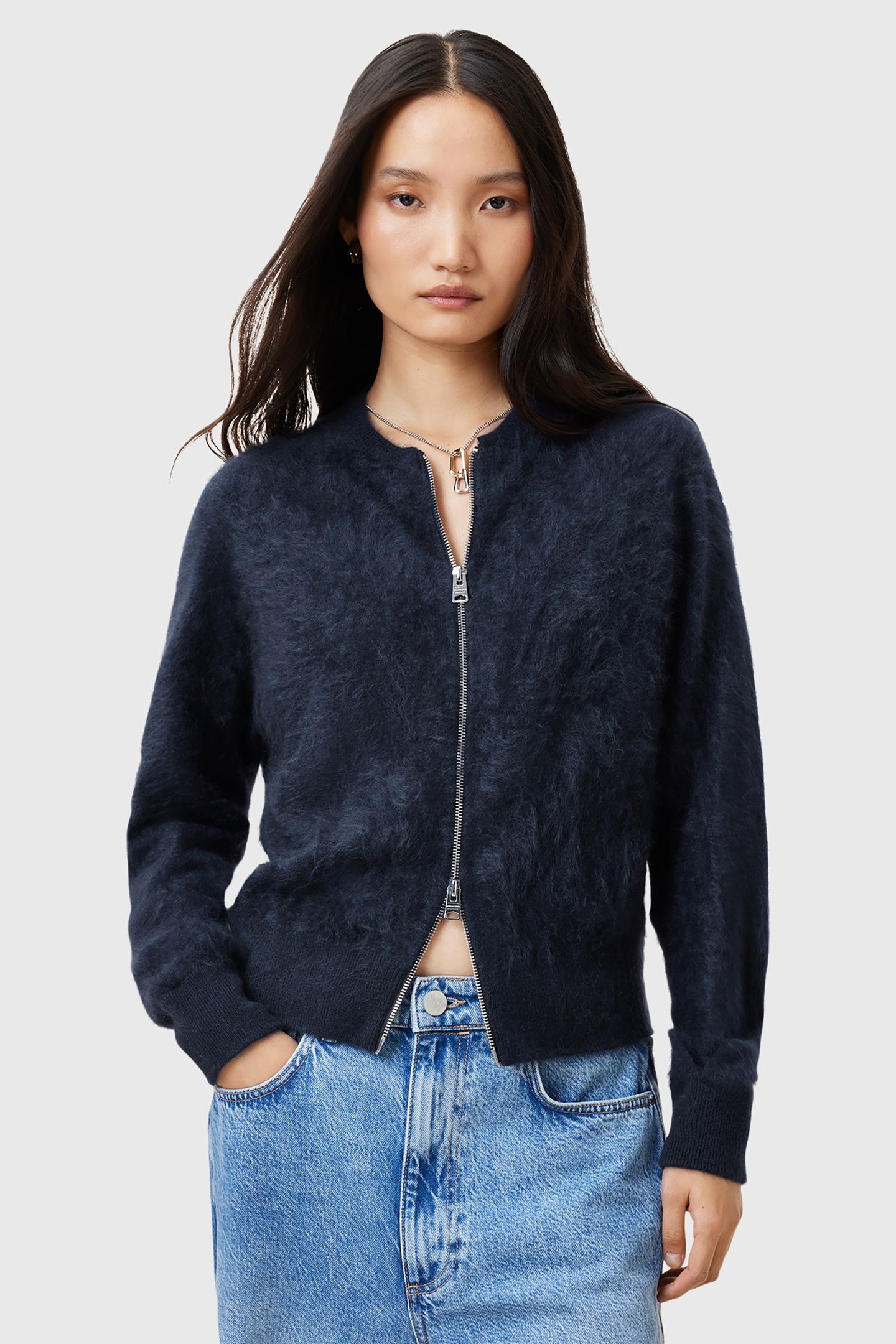 REBEL ZIP CARDIGAN INK BLUE 4