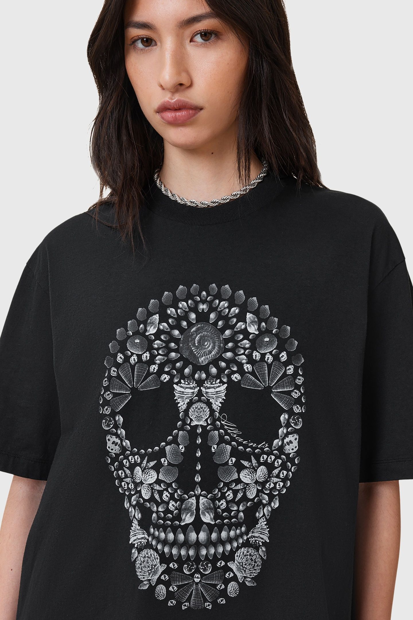 SHKULL TEE DRESS BLACK 2