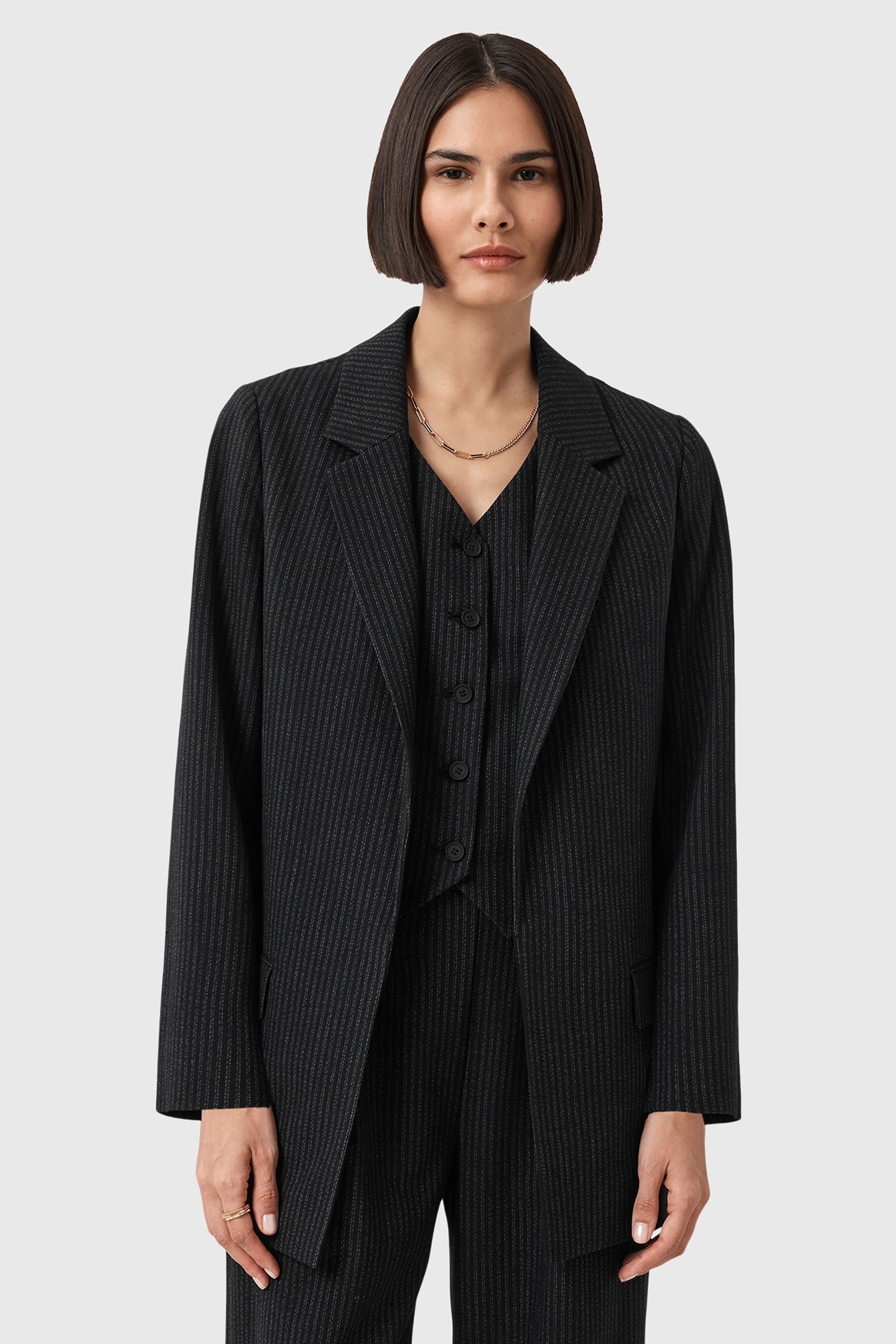 ALEIDA PIN BLAZER BLACK 2