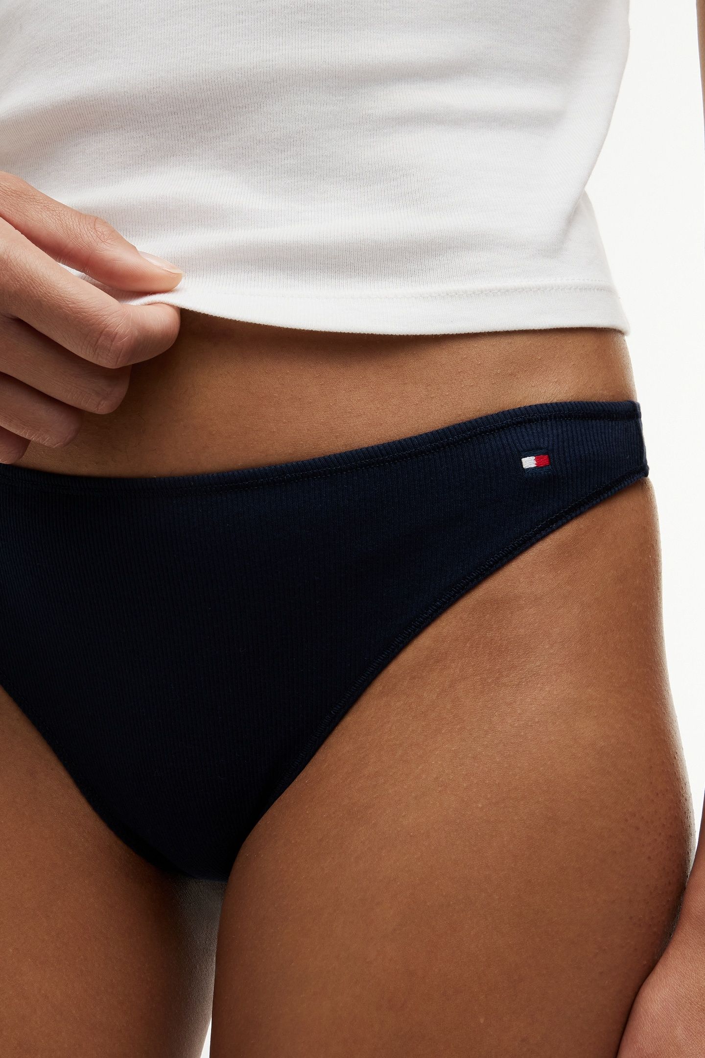 3-PACK DIPPED THONG FIRE RED/WH/NVY 6