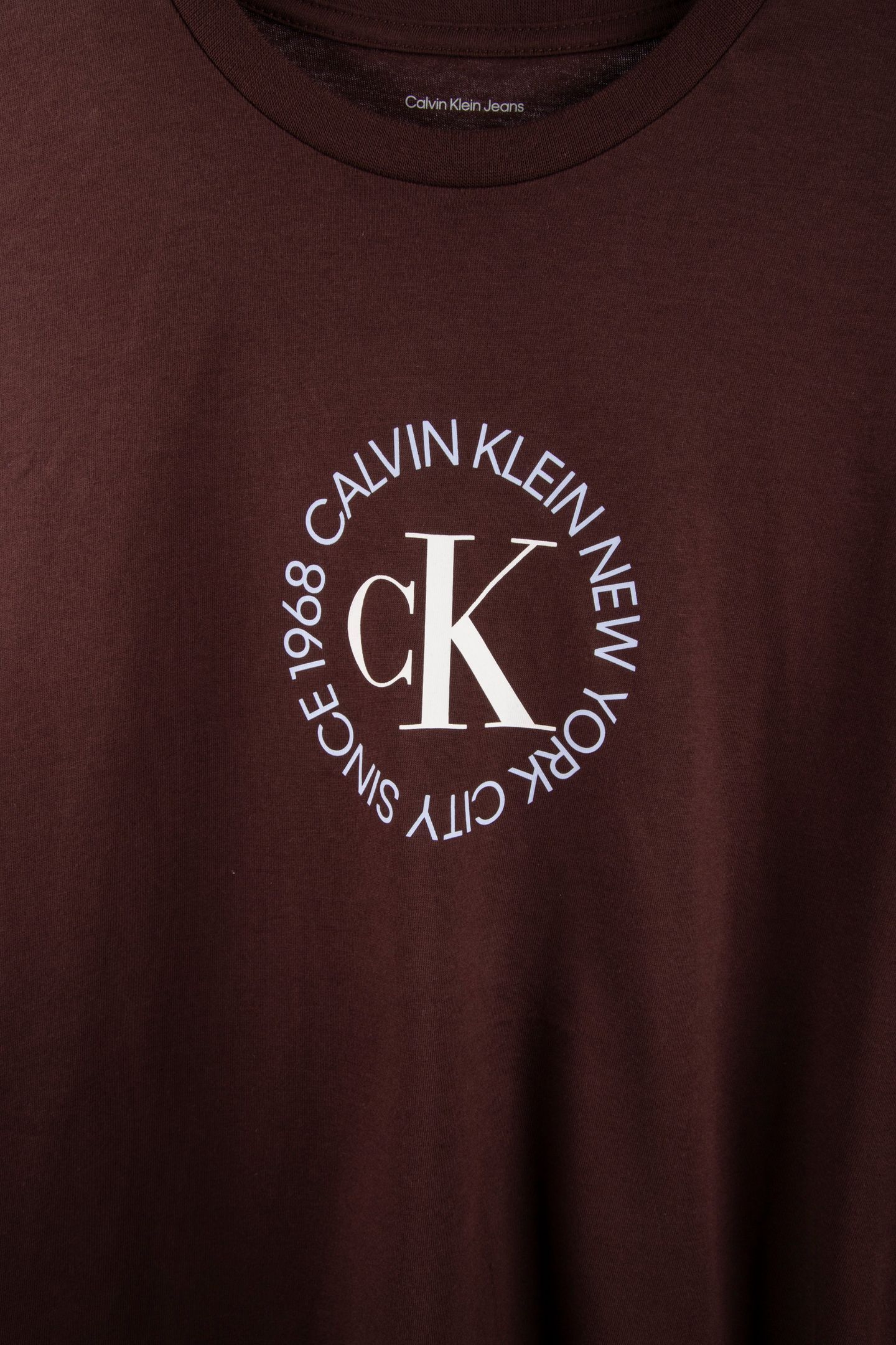 SS 30S WORD TEE RICH BROWN 4