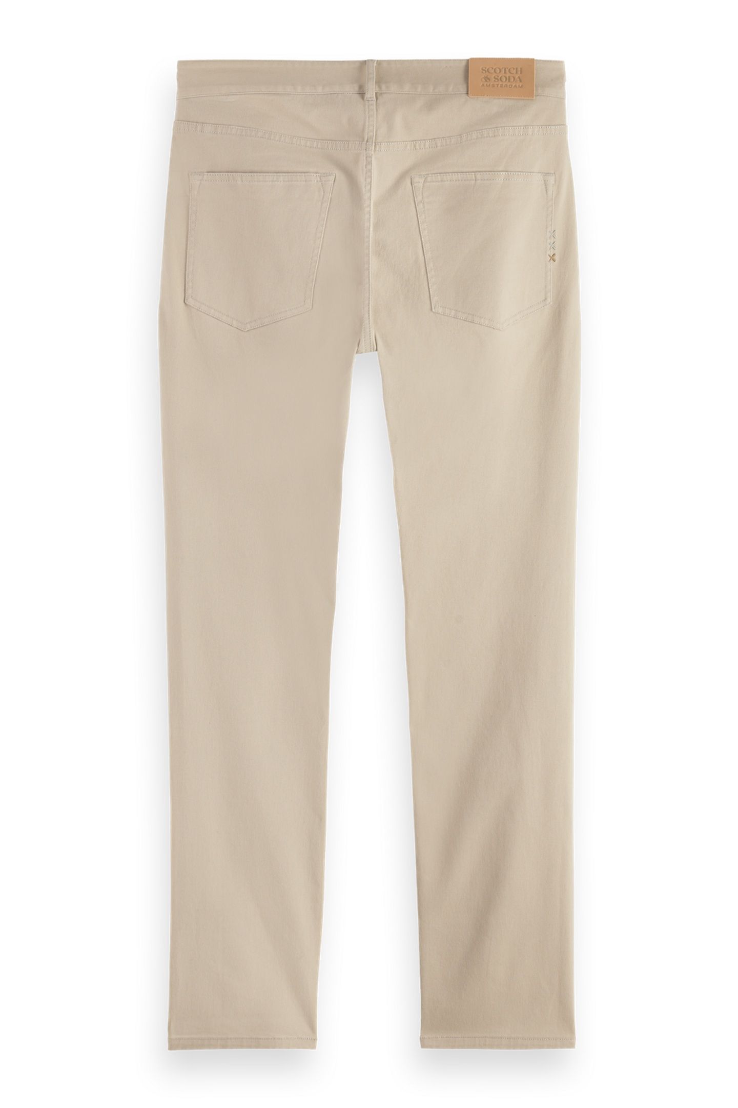 RALSTON- COTTON-BLEND TWILL REGULAR SLIM FIT 5-POCKET PANT P 5