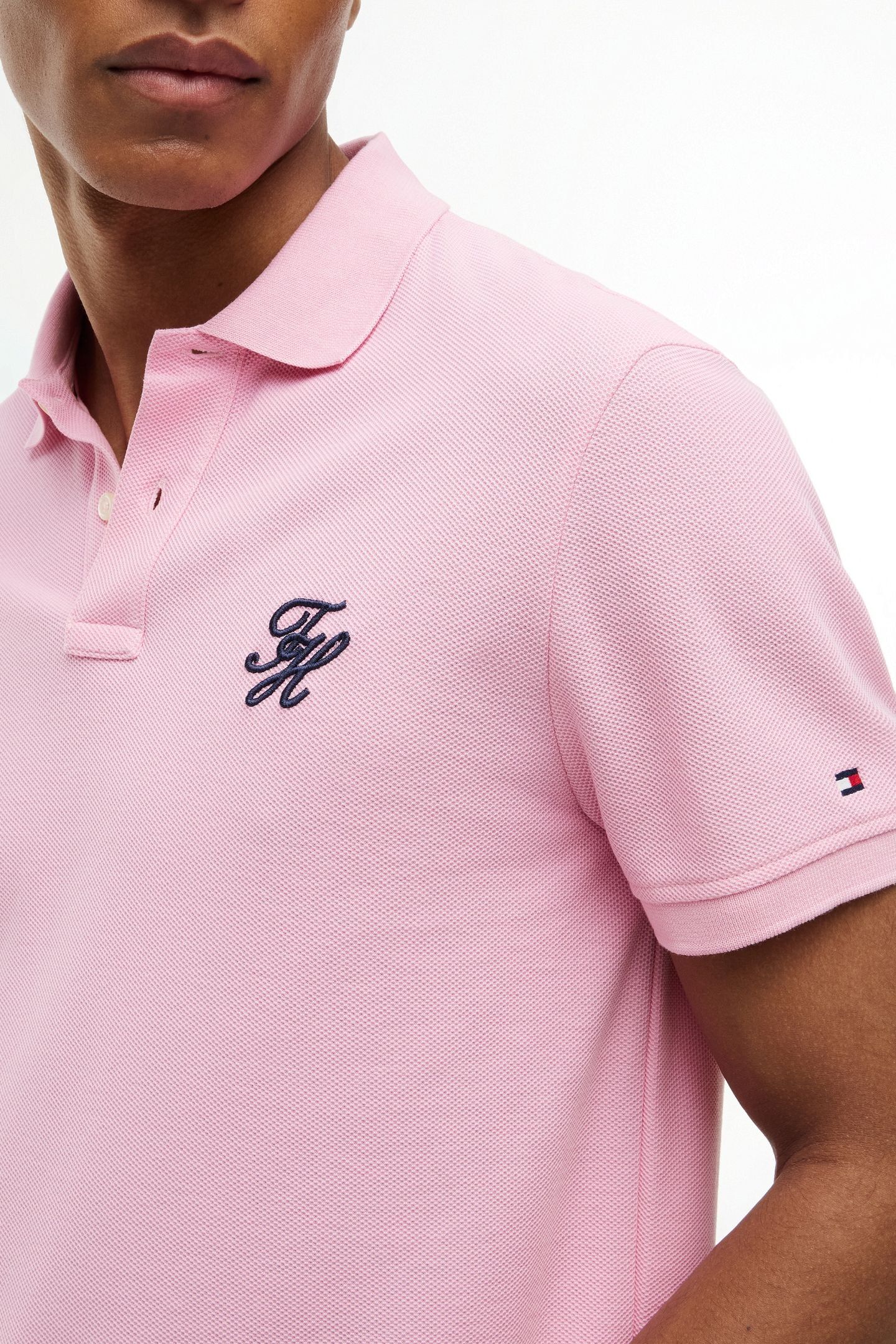 TH SCRIPT REGULAR POLO CLASSIC PINK 5