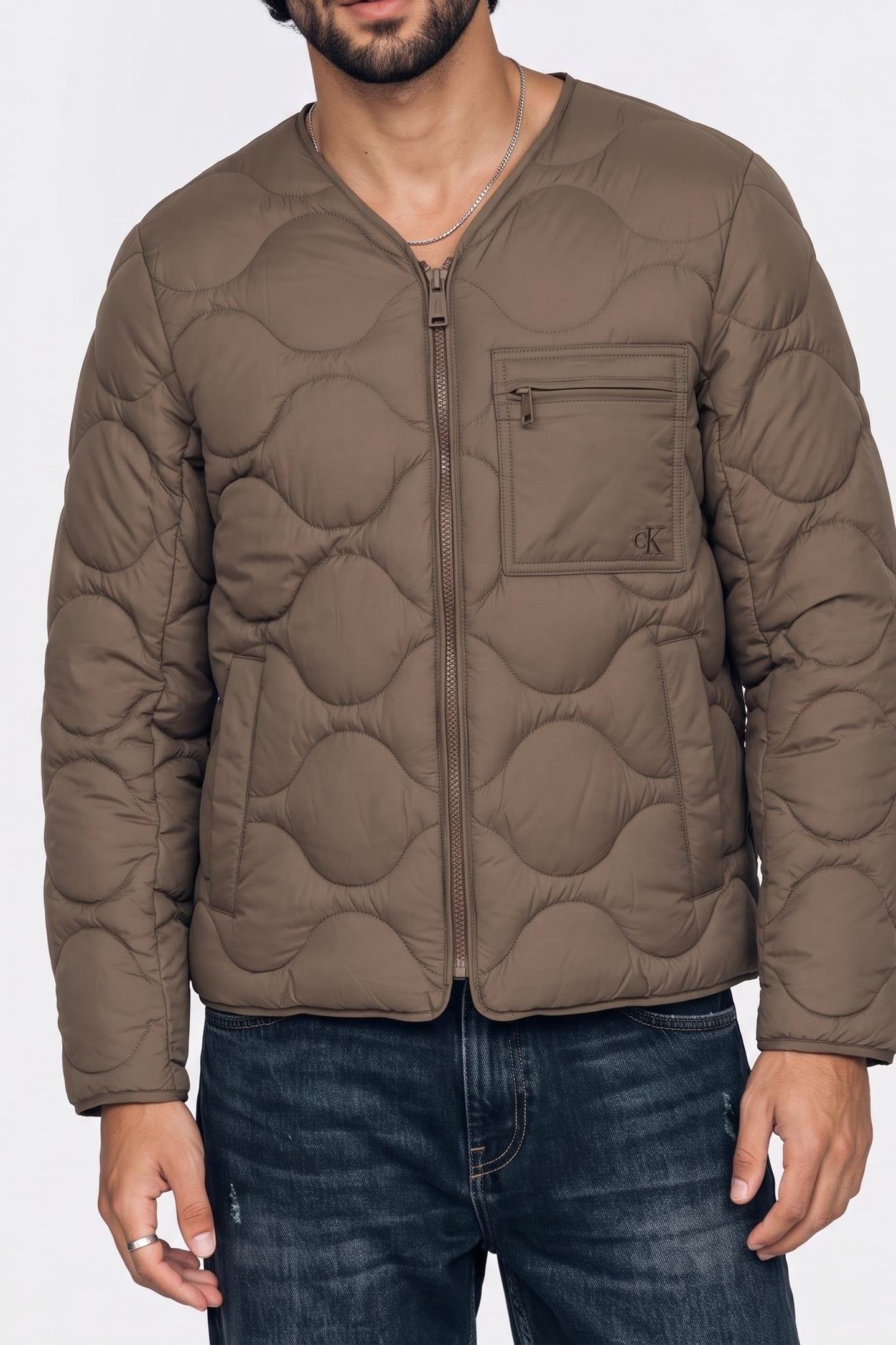 LONG SLEEVE FEATHERWEIGHT NYLON JACKET BUNGEE CORD 1