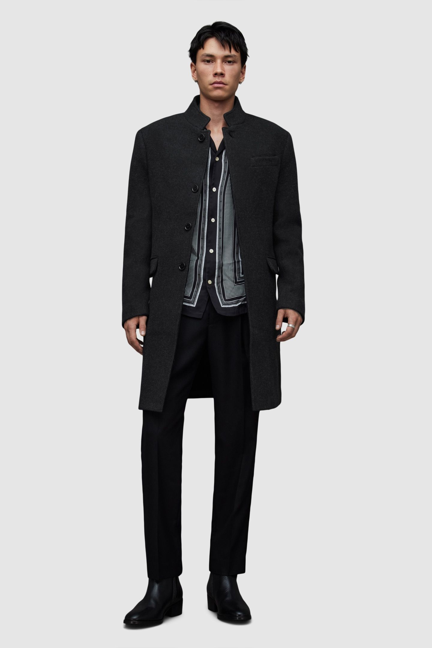 STRUMMER COAT DARK CHARCOAL 2