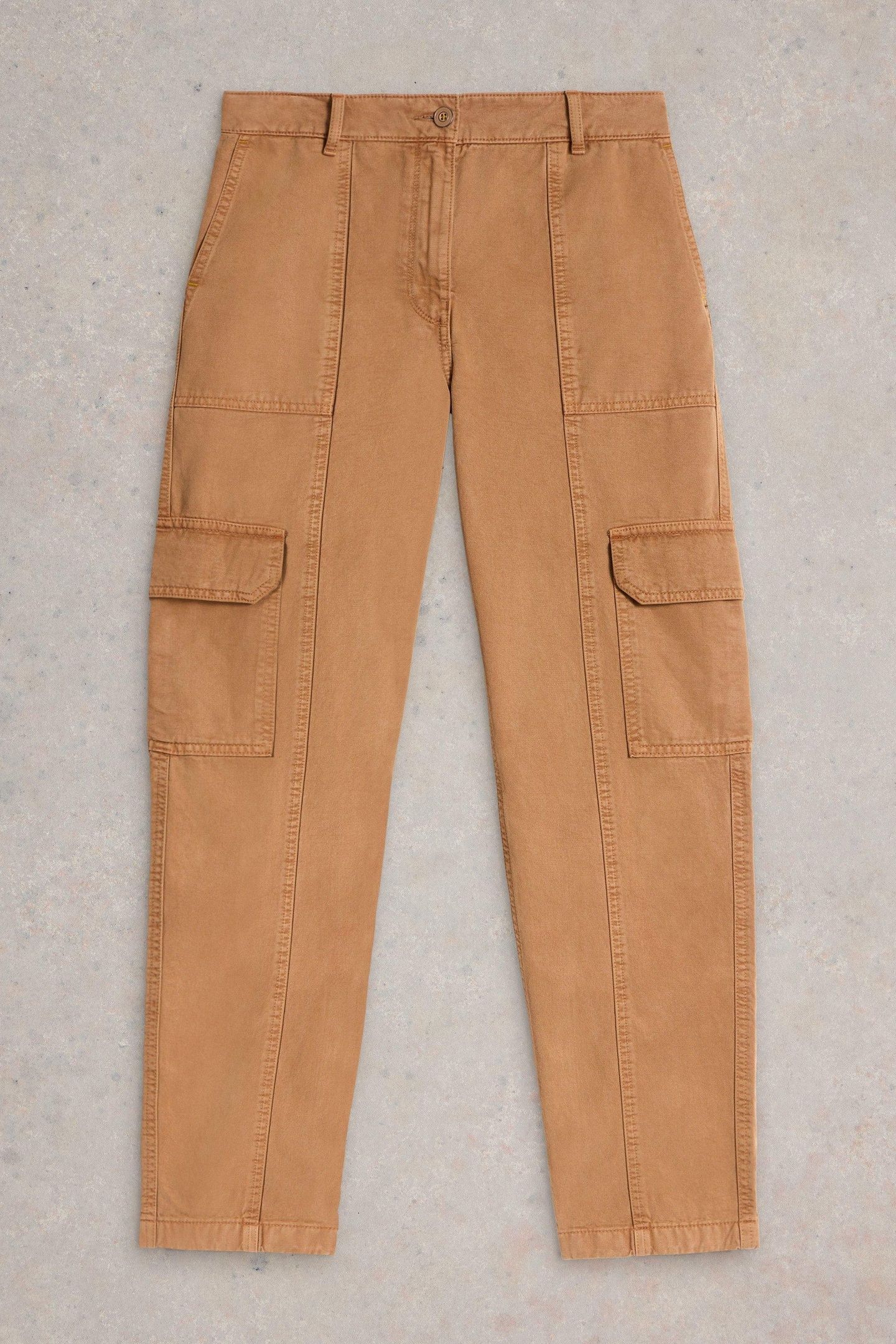 CLOVER CARGO TROUSER MID TAN 4