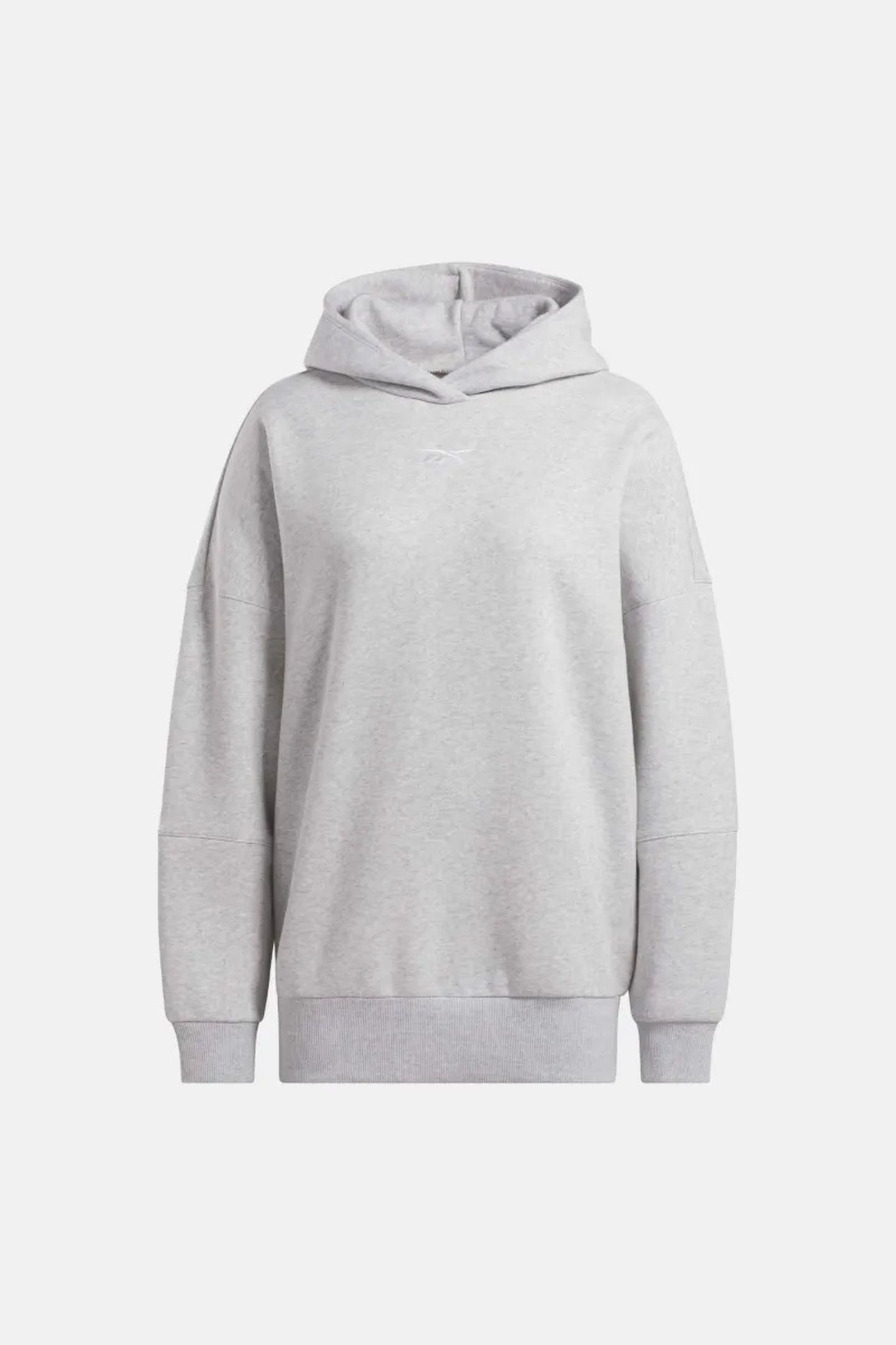 LUX OVERSIZED HOODIE LIGHT GREY HEATHER 4