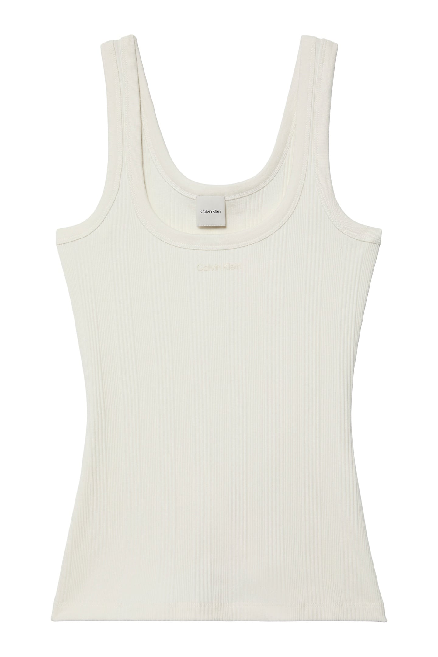 SLEEVELESS VARIEGATED RIB TOP TOFU 4