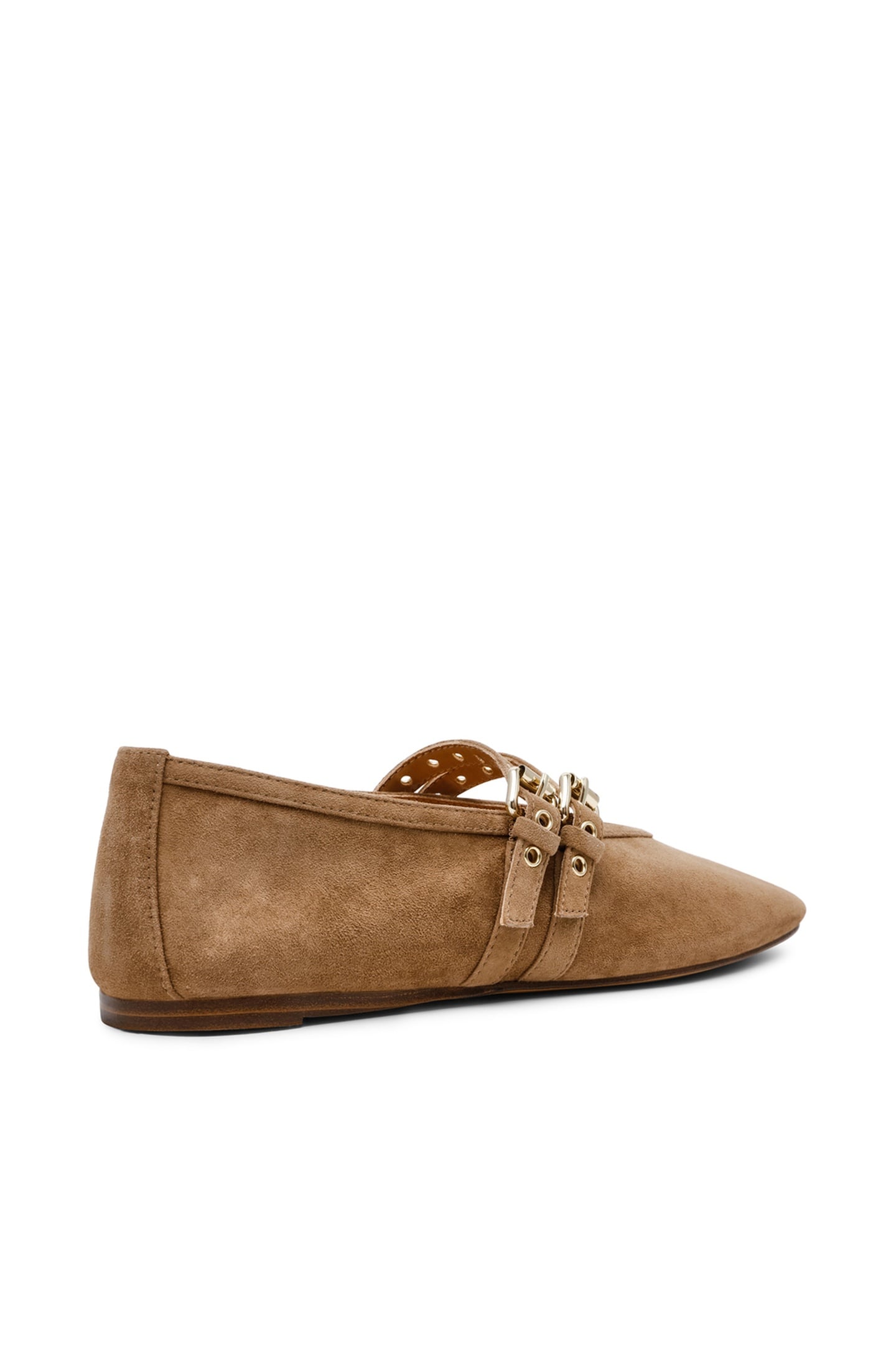 LYDIA FLAT SHOES TAUPE SUEDE 3