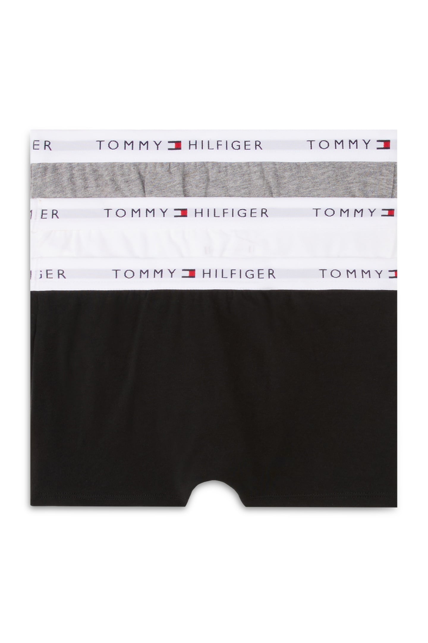 BOYS 3-PACK TRUNK WHITE/GRY HTR/BLACK 2