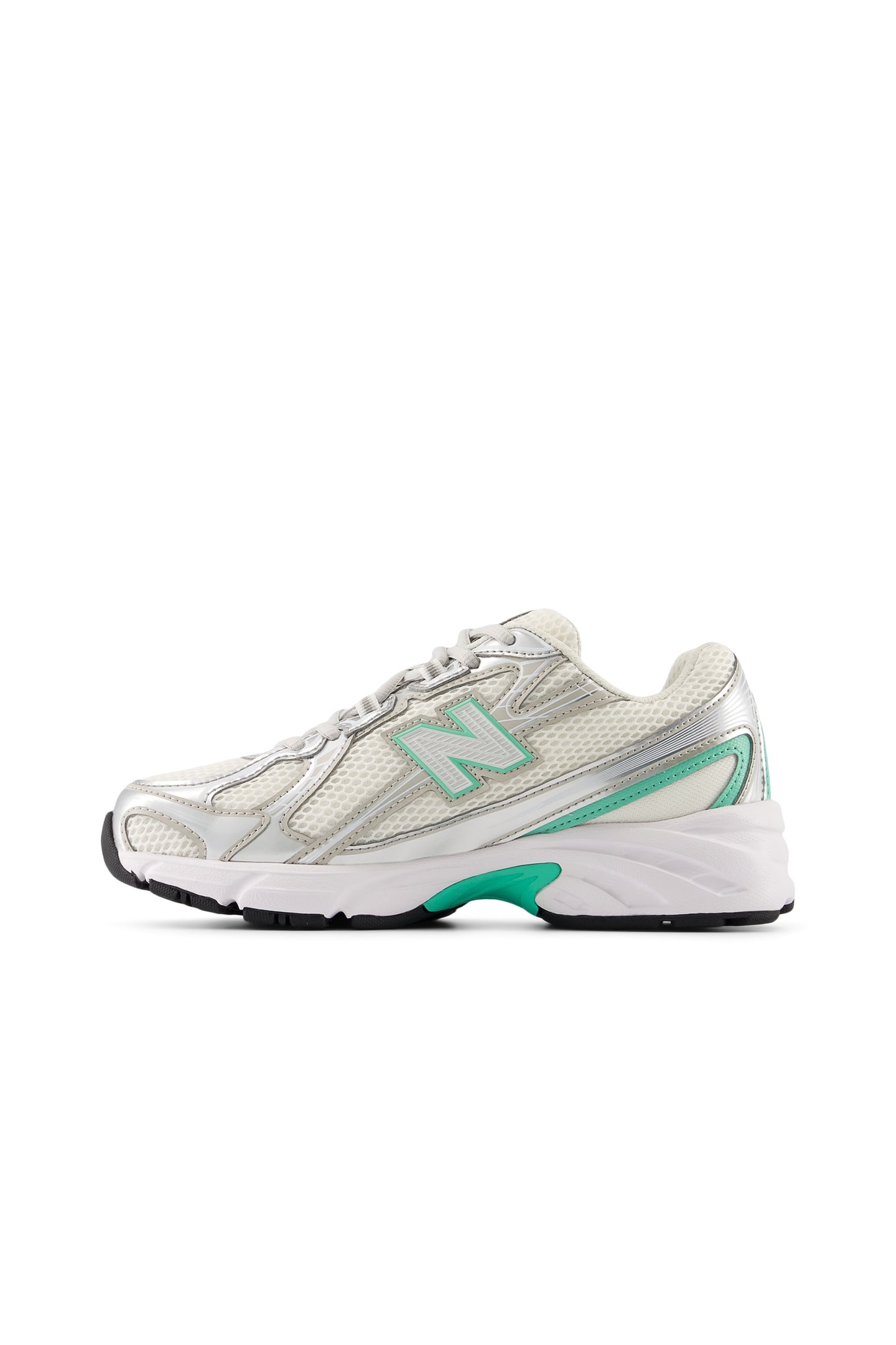 GRADE GIRLS 740 LACE SILVER METALLIC 7