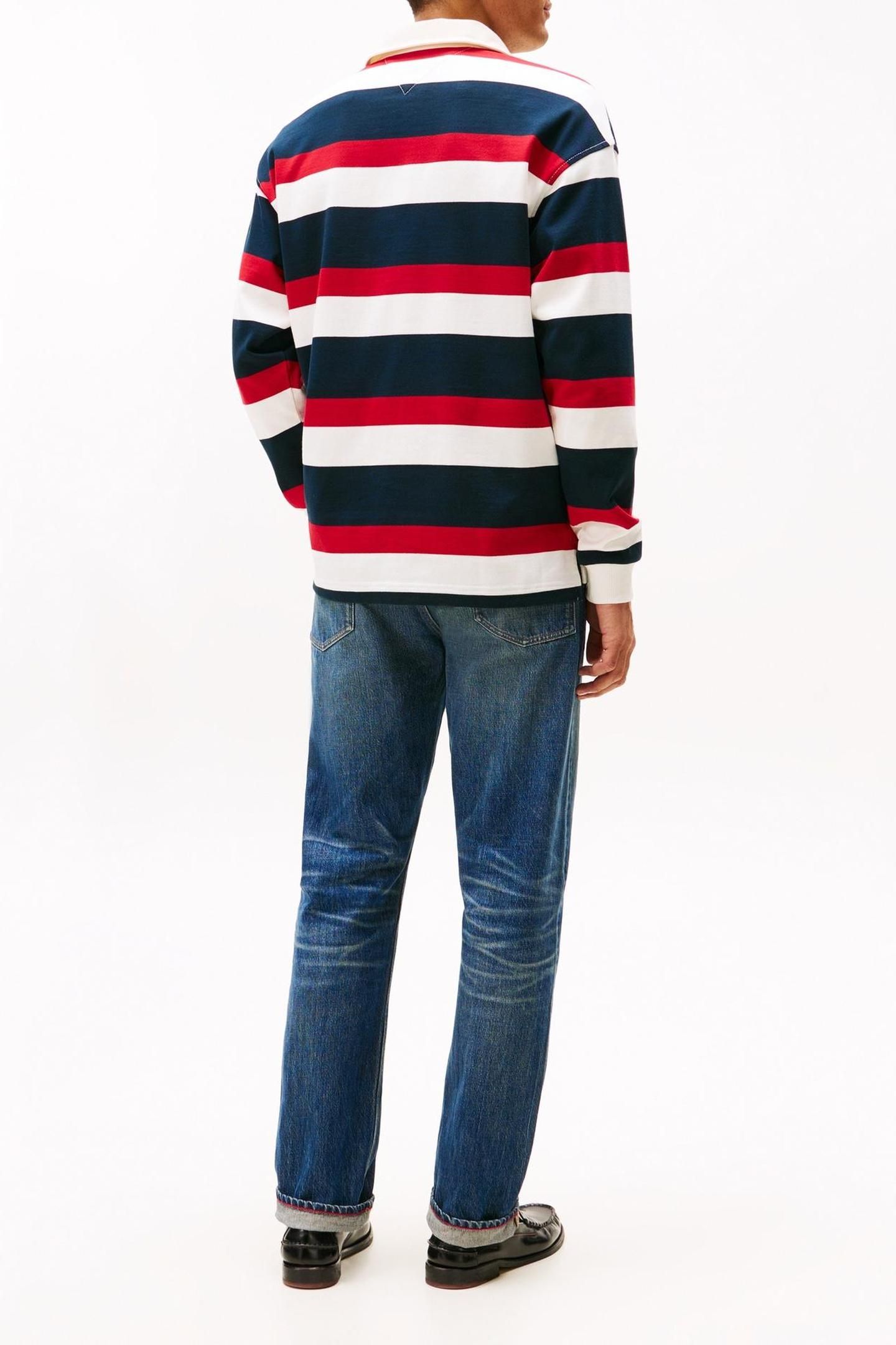 CREST STRIPED RUGBY ECRU/MULTI 3