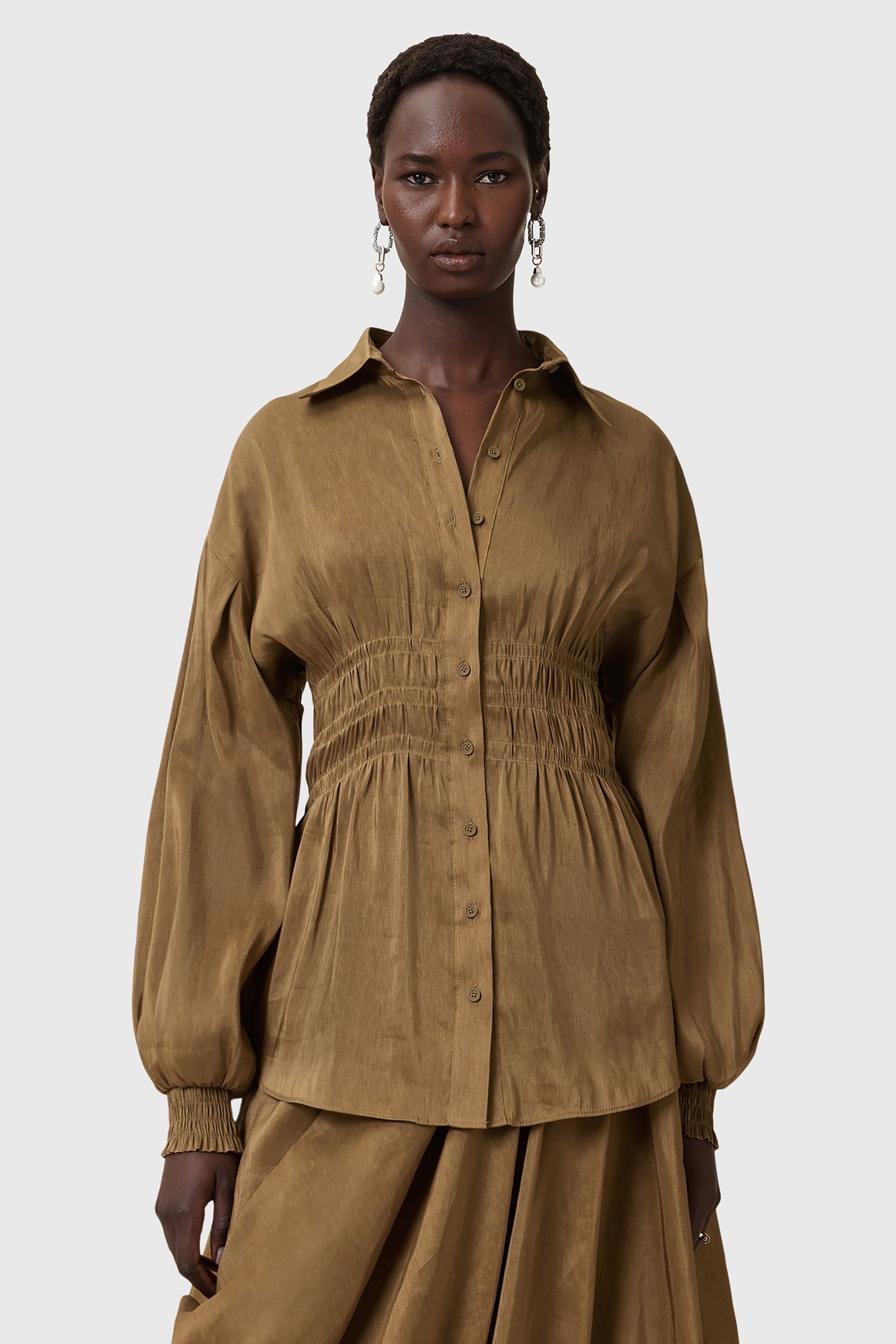 STACI SHIRT BREEN BROWN 2