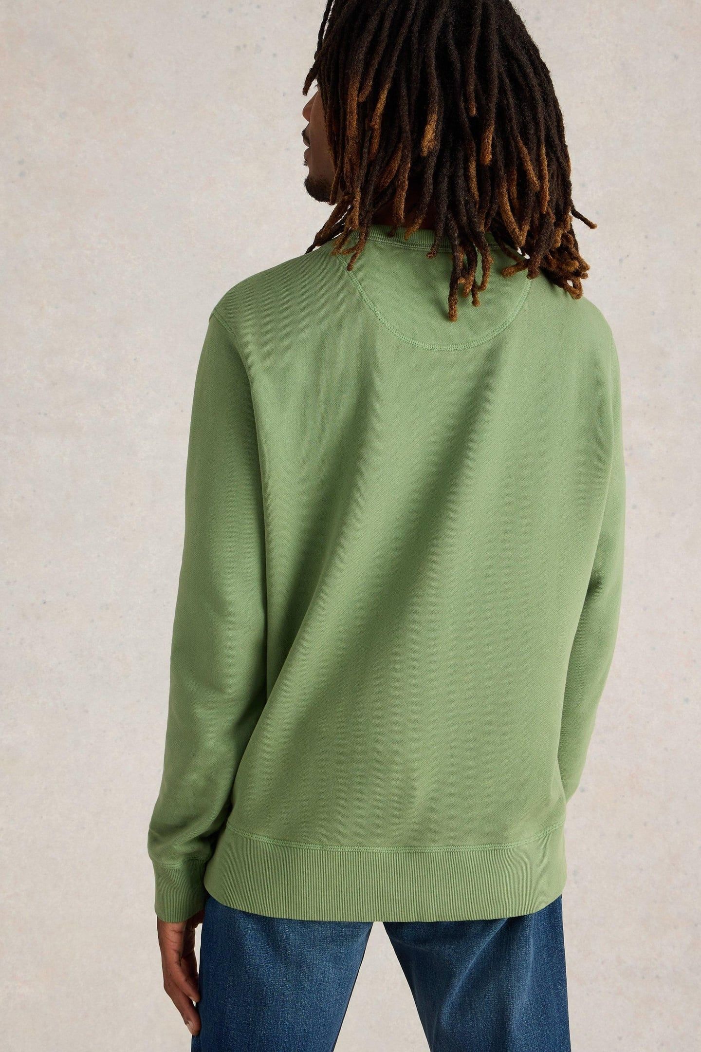 CREW NECK SWEAT MID GREEN 2