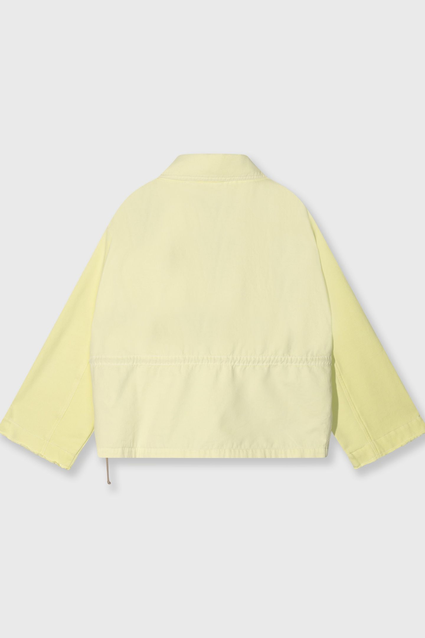 BOXY JACKET TWILL PASTEL YELLOW 6