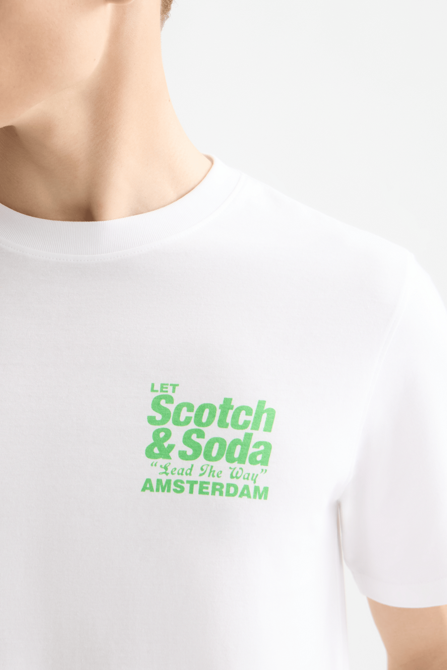 REGULAR FIT FRONT + BACK AW T-SHIRT BRIGHT WHITE 7