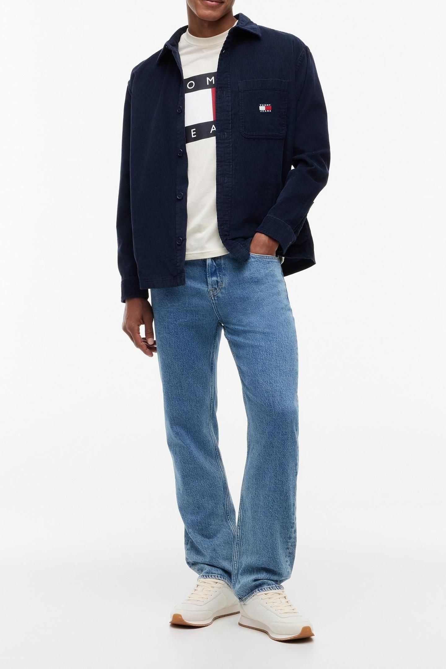 BRICK CORD OVERSHIRT DARK NIGHT NAVY 3