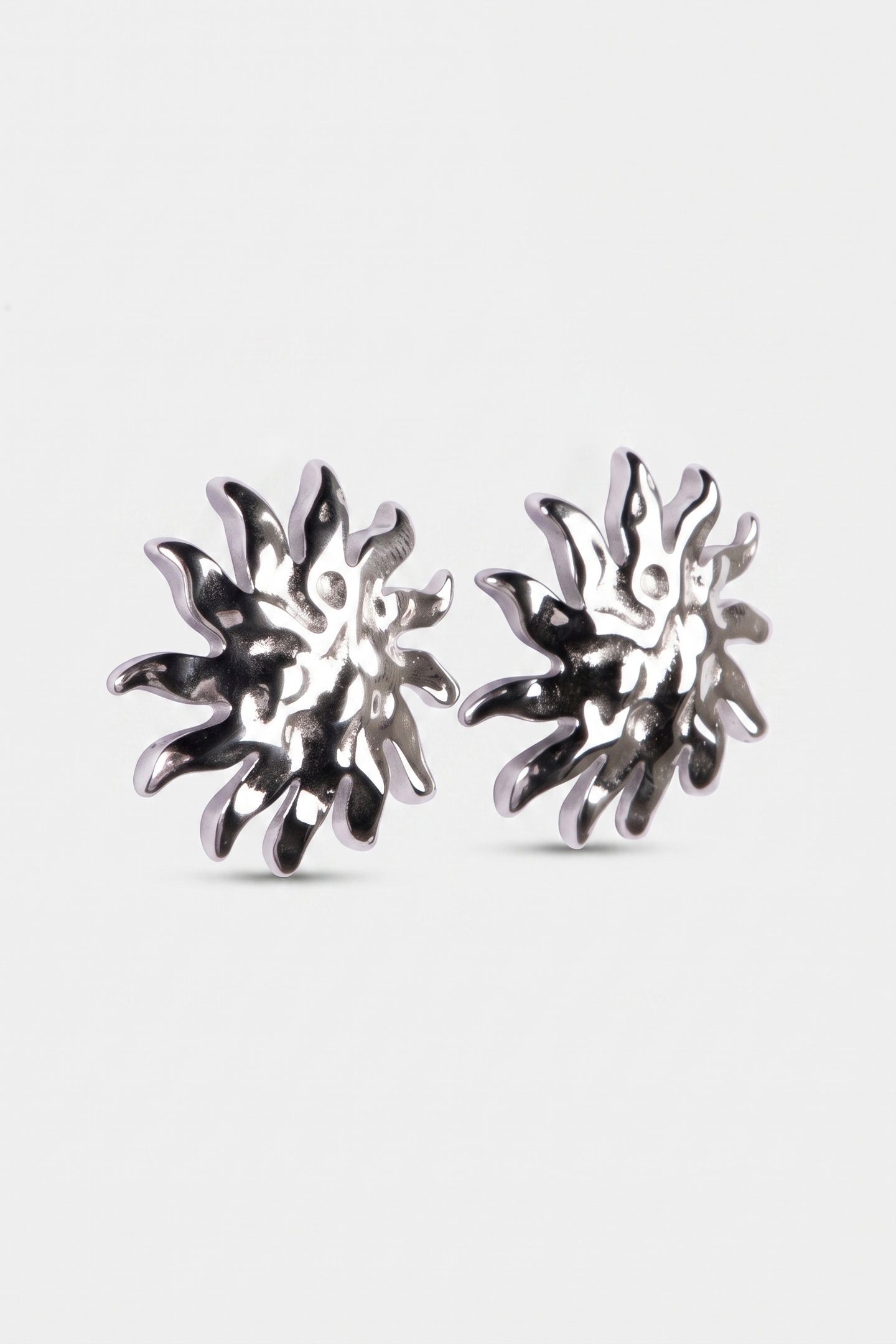 ICONIC SUN OHRRINGE SILVER 4