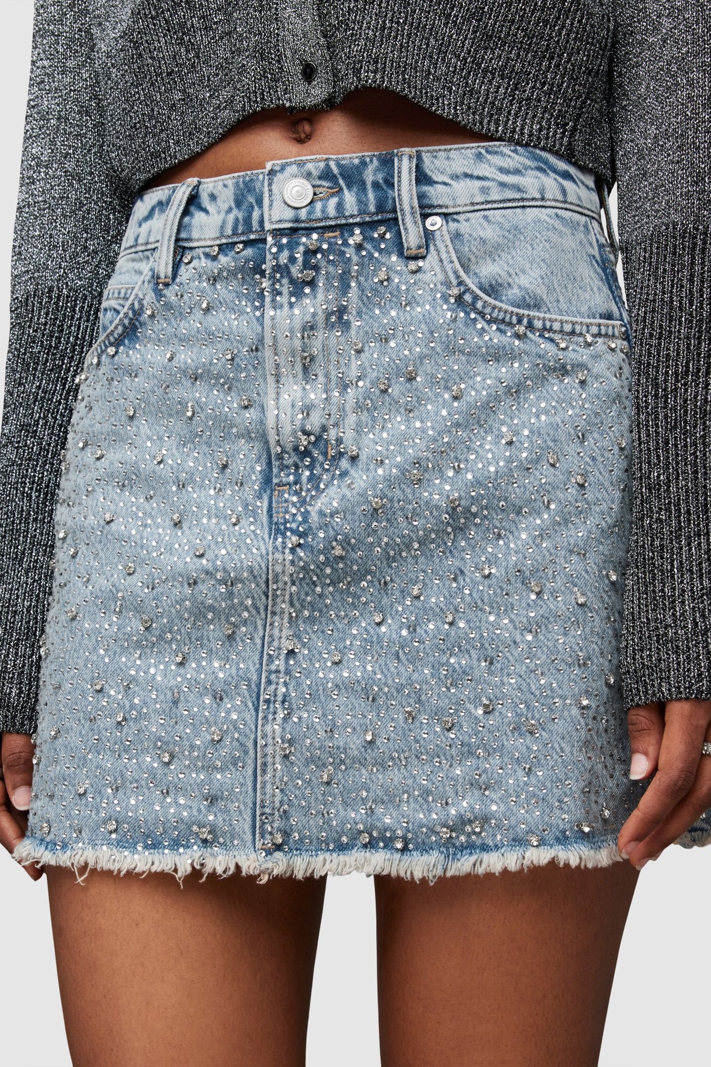 WENDEL CRYSTAL SKIRT LIGHT INDIGO 7