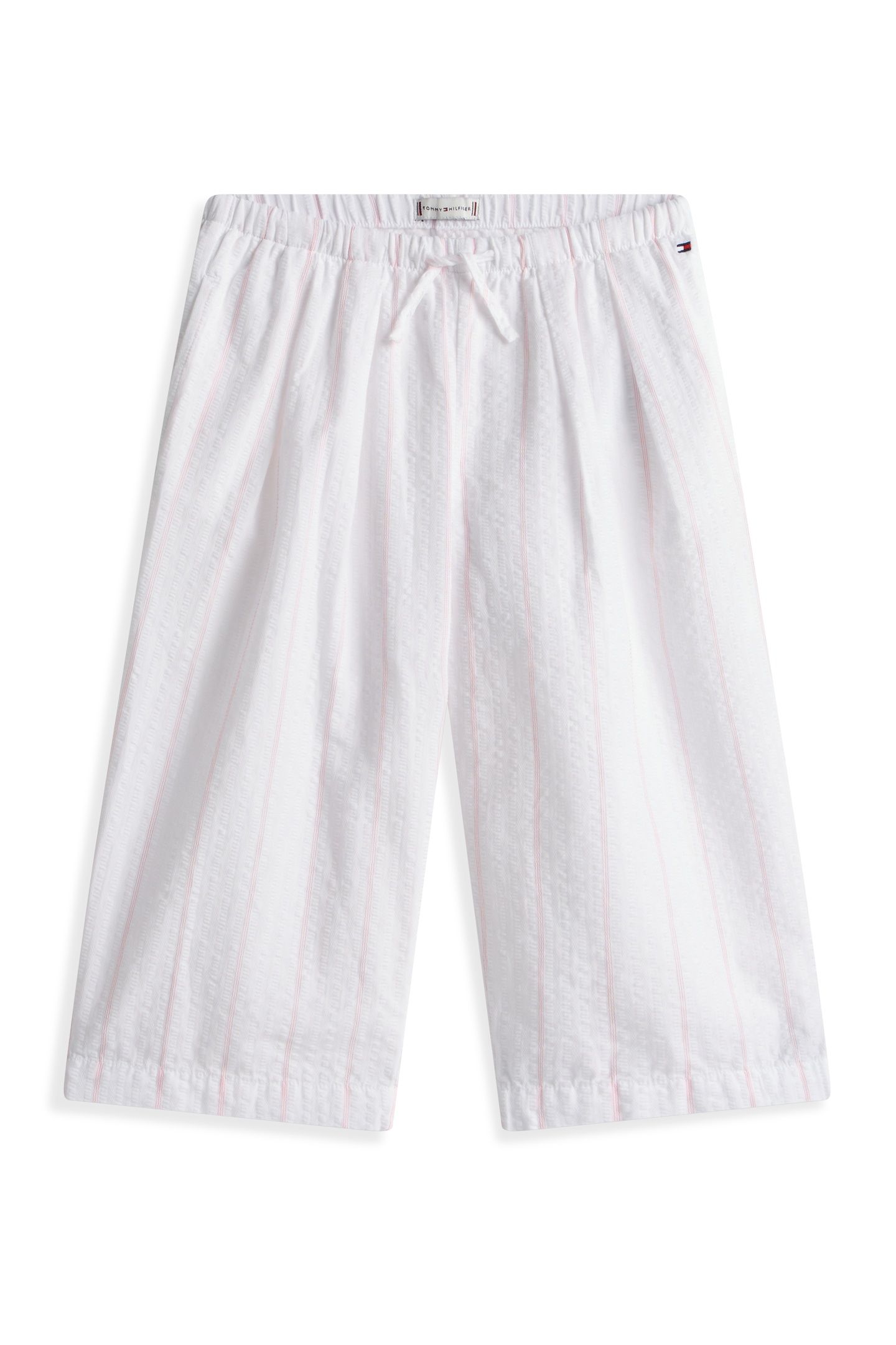 GIRLS SEERSUCKER CULOTTE WHITE 4