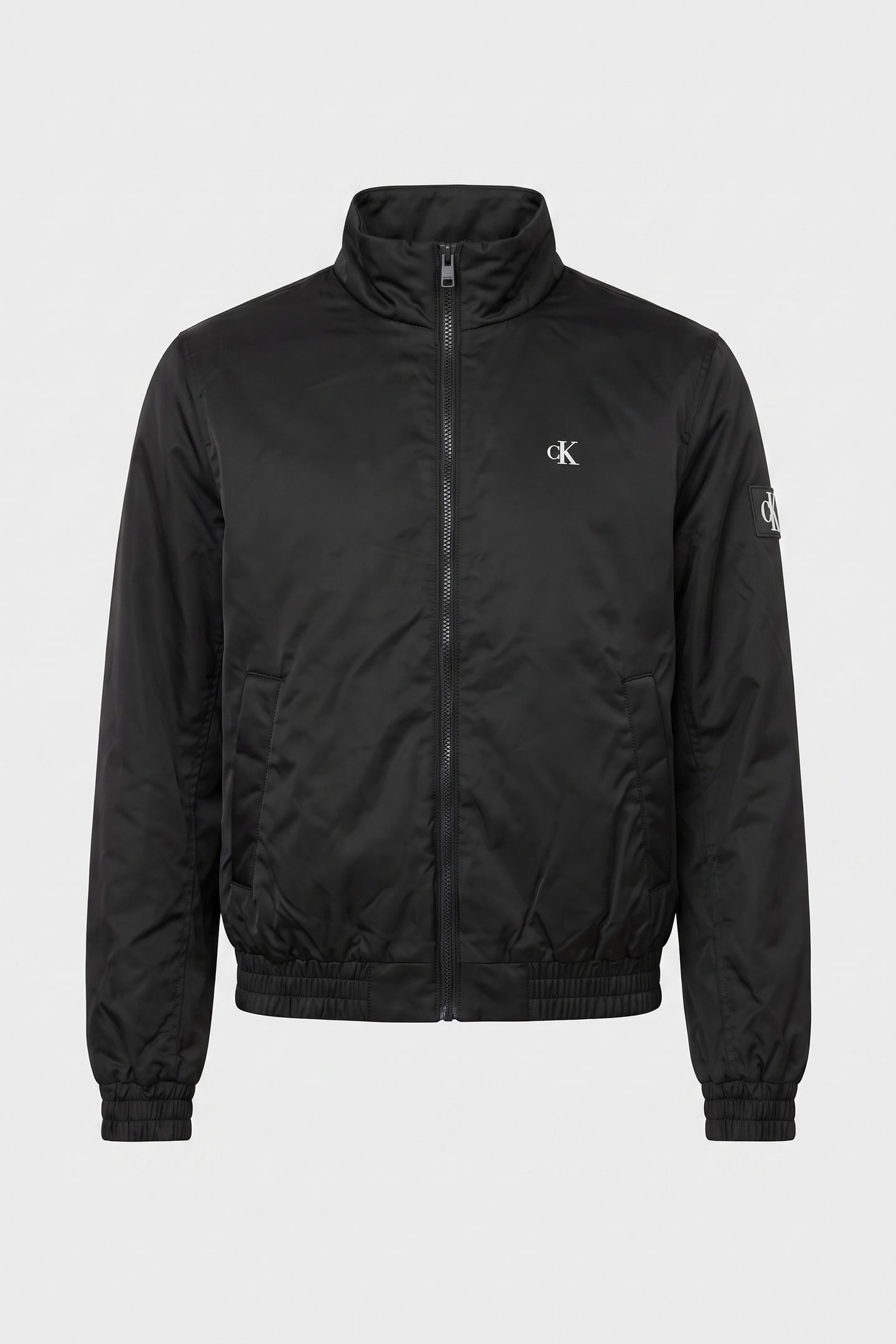 LONG SLEEVE PADDED HARRINGTON BLACK 3