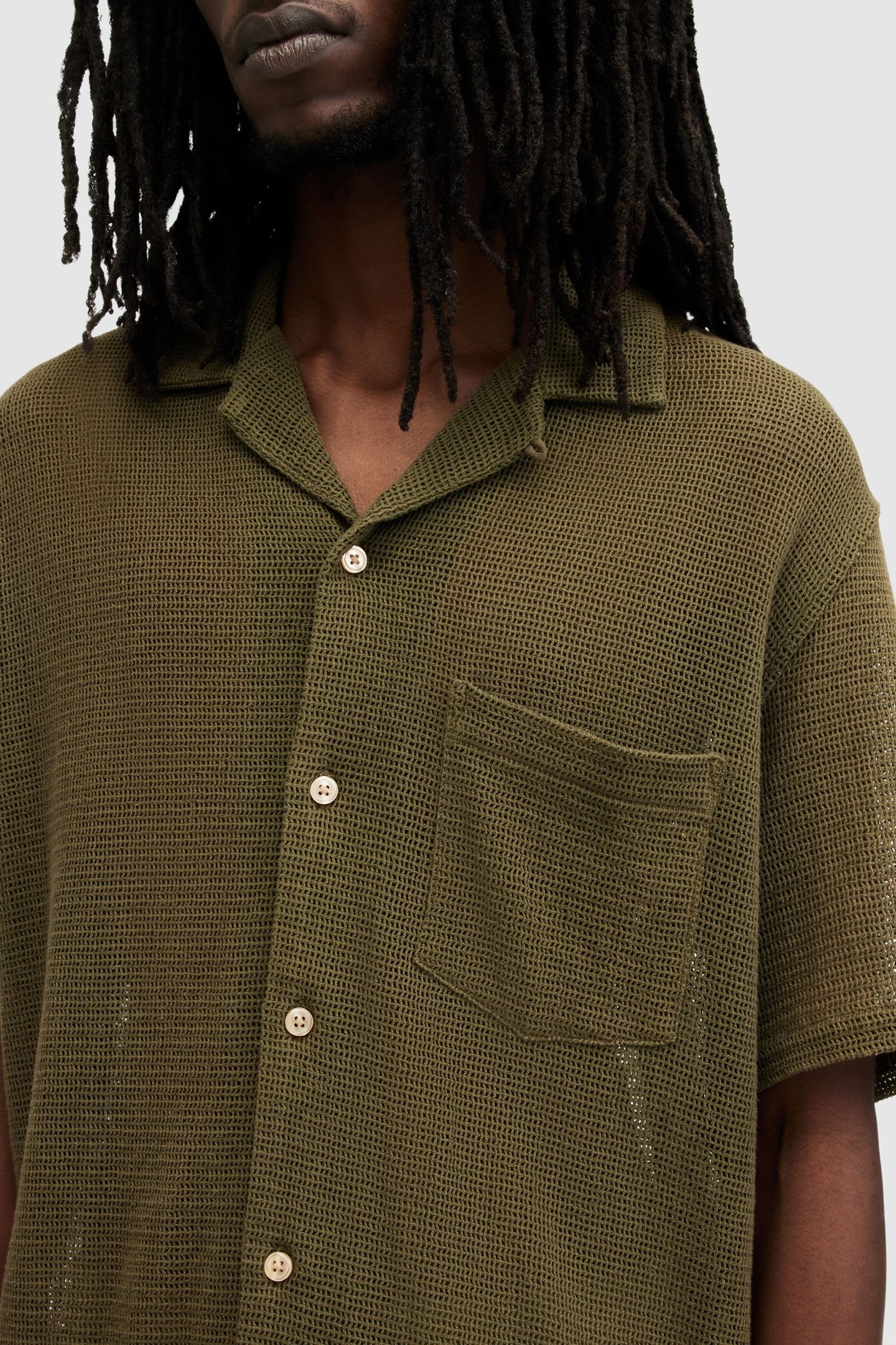 SORTIE SS SHIRT ASH KHAKI GREEN 4