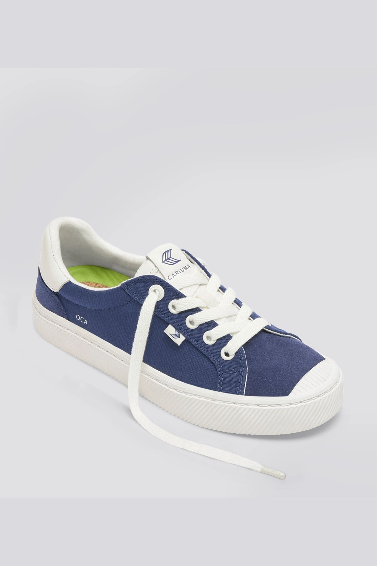 OCA NYLON AND SUEDE BRIGHT NAVY 2
