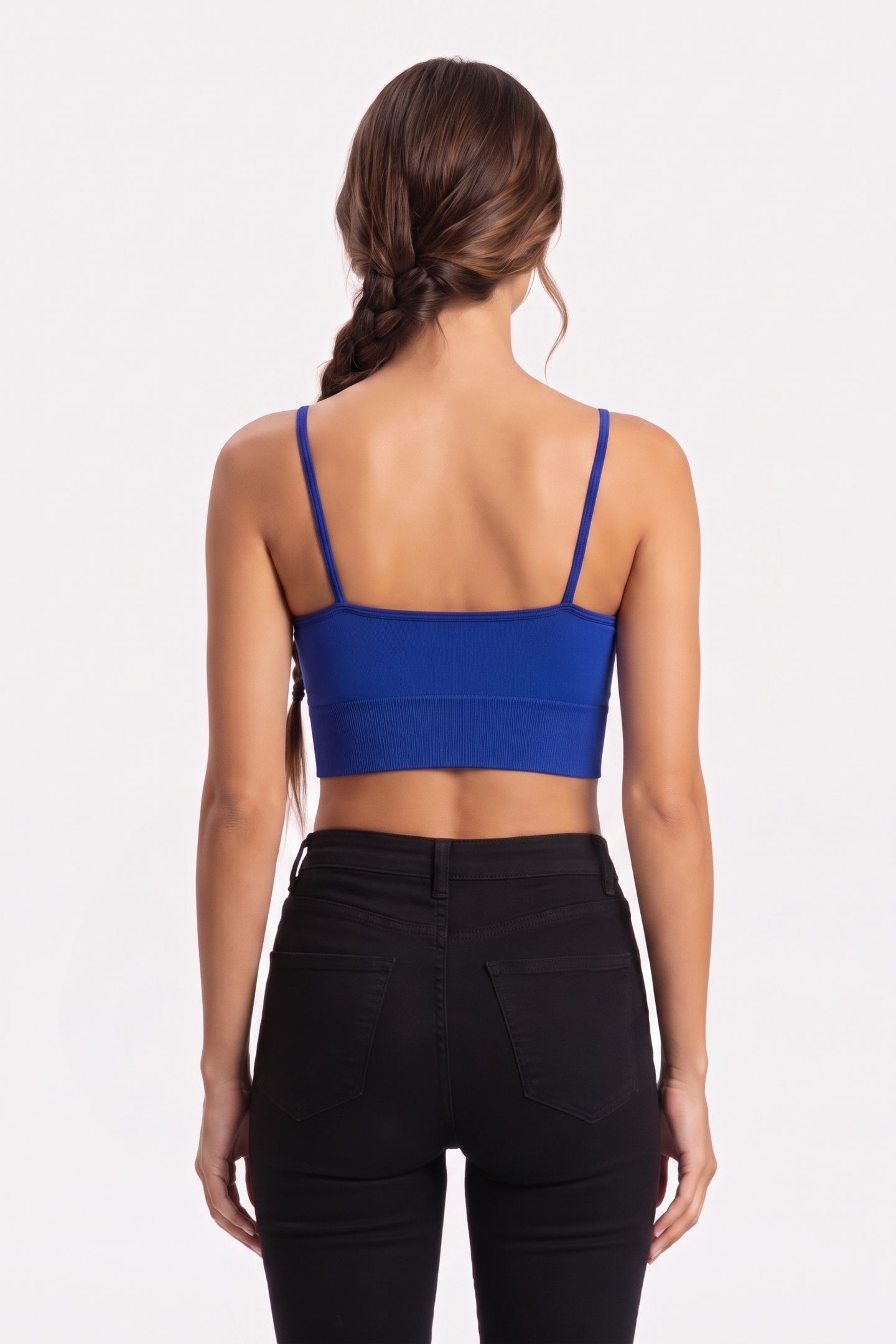 RORA SEAMLESS BRA BLUE 2