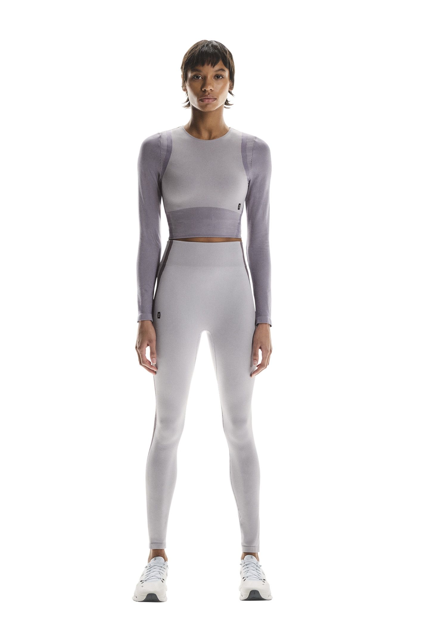 STUDIO KNIT LONG-T CROP 1 LILAC | COSMOS 3
