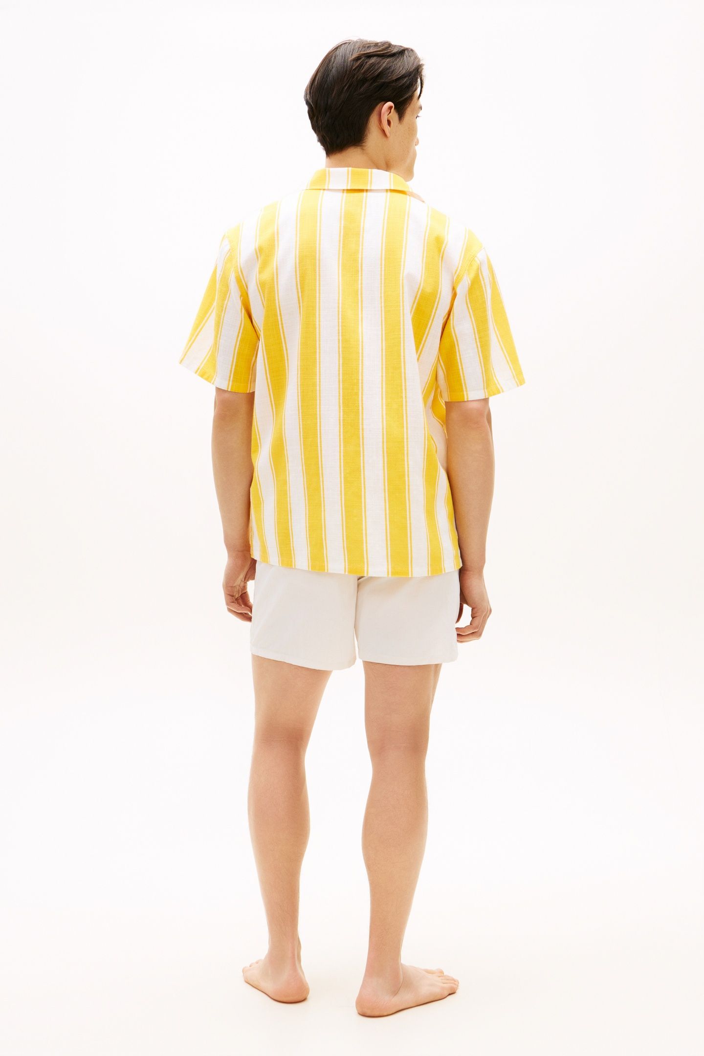 WOVEN BOWLING SHIRT SUMMER STRIPE SUNSHOWER 3