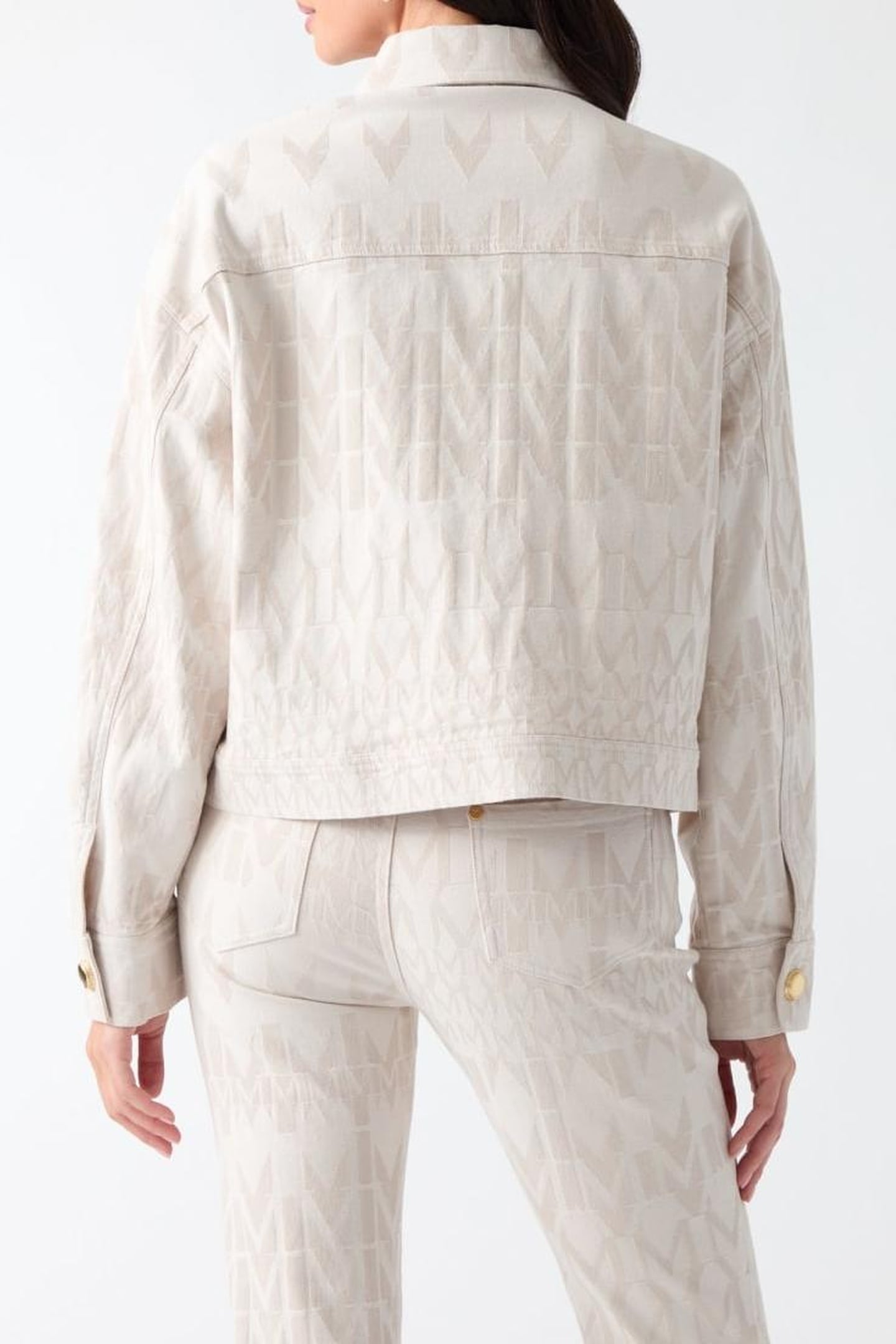 SARAH PATCH POCKET D MONOGRAM OFF WHITE 5