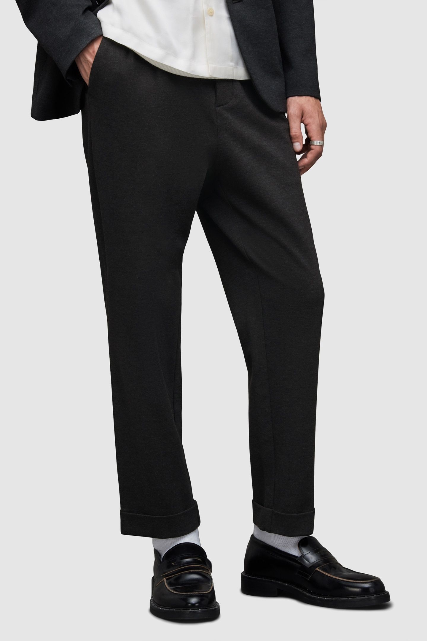 HELM TROUSER CHARCOAL MARL 1