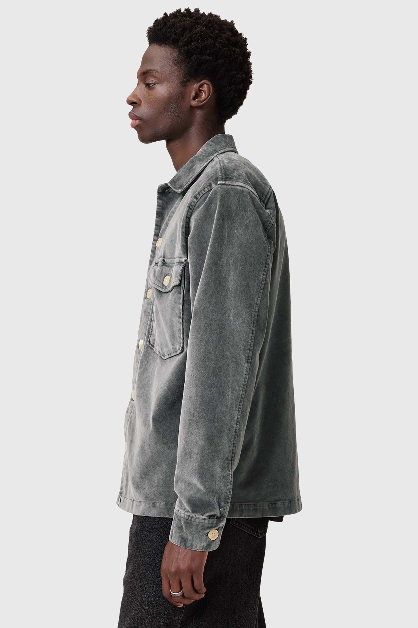 HARRIER LS SHIRT RAIN GREY 7