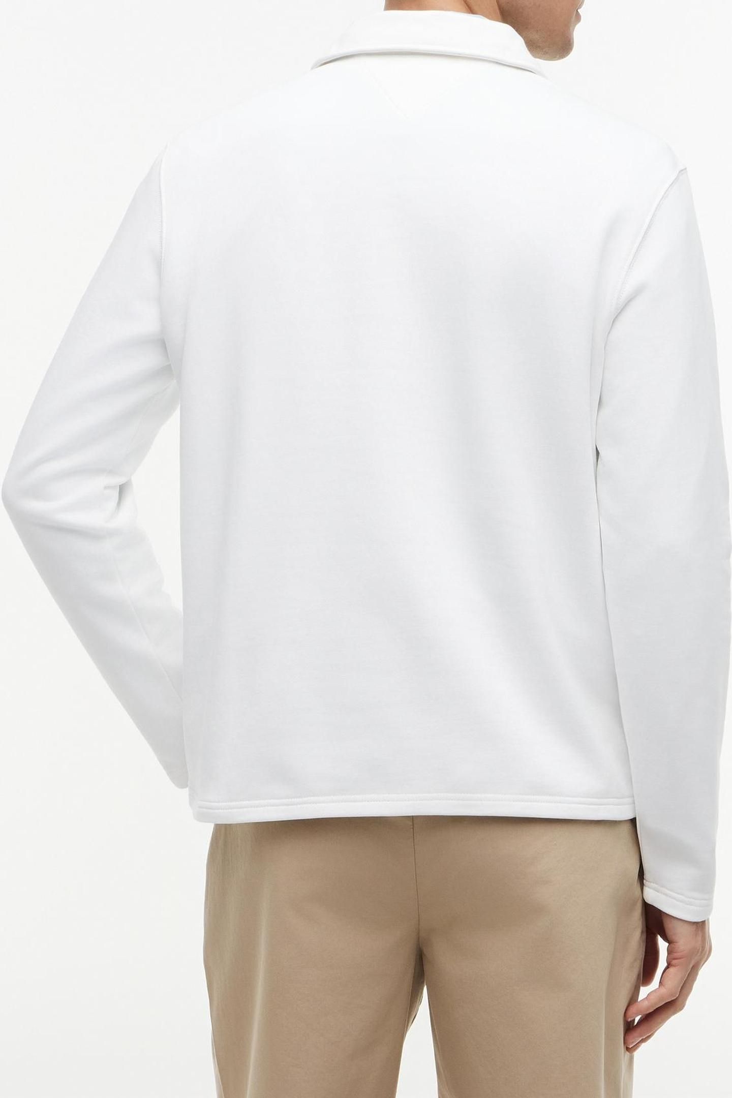ESSENTIAL TERRY QUARTER-ZIP WHITE 2