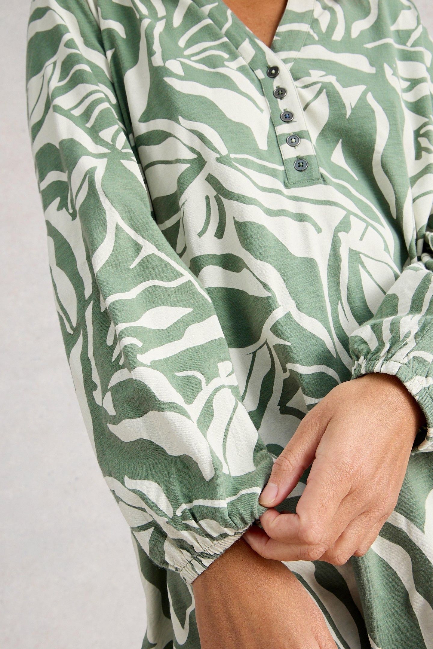 PHOEBE TUNIC GREEN PRINT 5