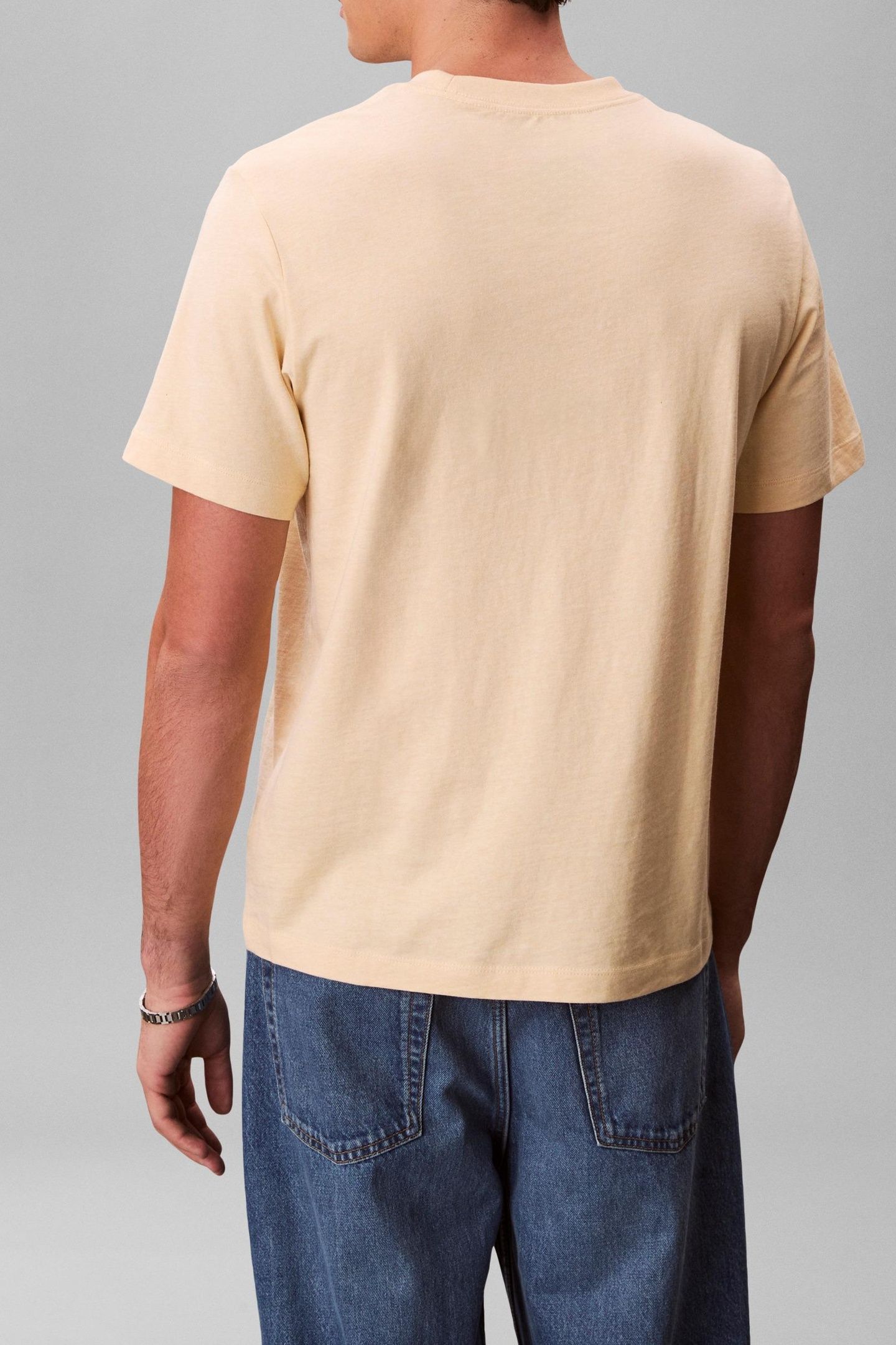 HERO MONOLOGO T-SHIRT B0329 YELLOW HEATHER 4