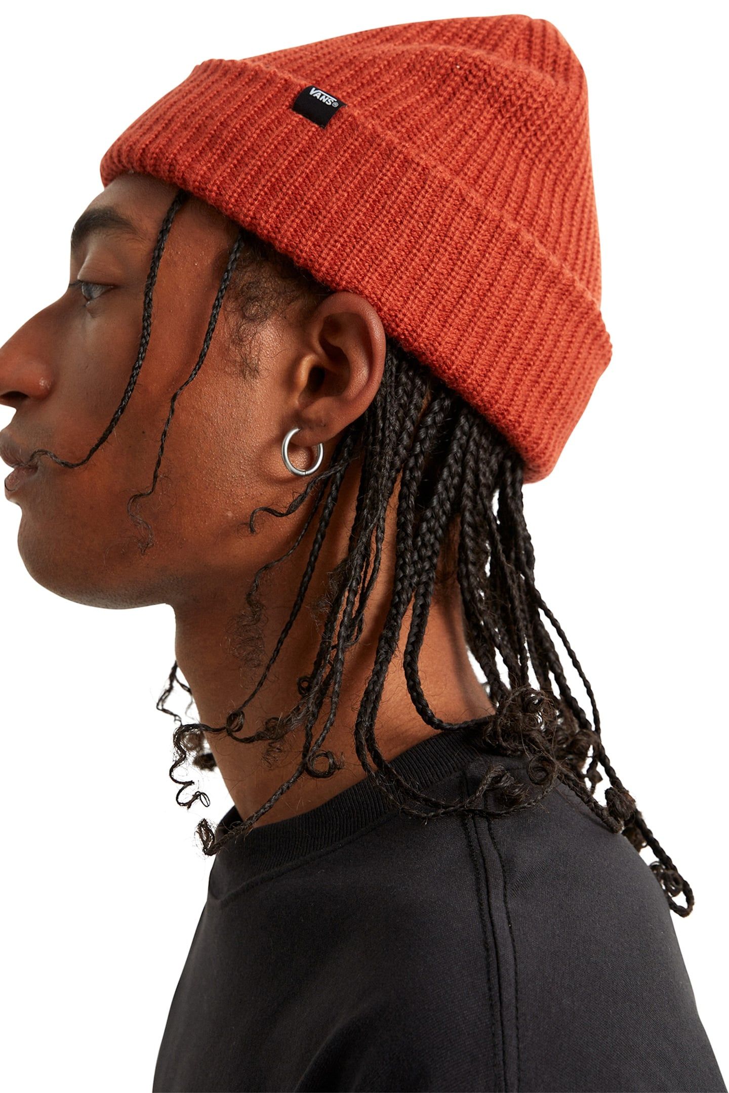 UNISEX CORE BASIC CUFF BEANIE ORANGE 3