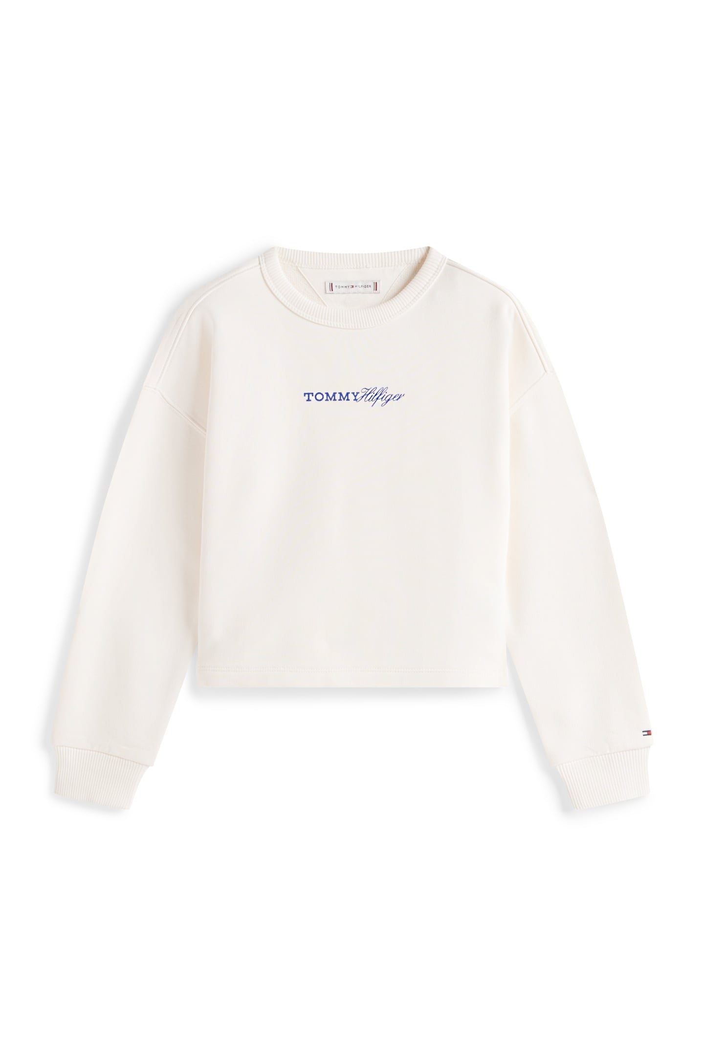 GIRLS GLITTER TOMMY CREW ANCIENT WHITE 4