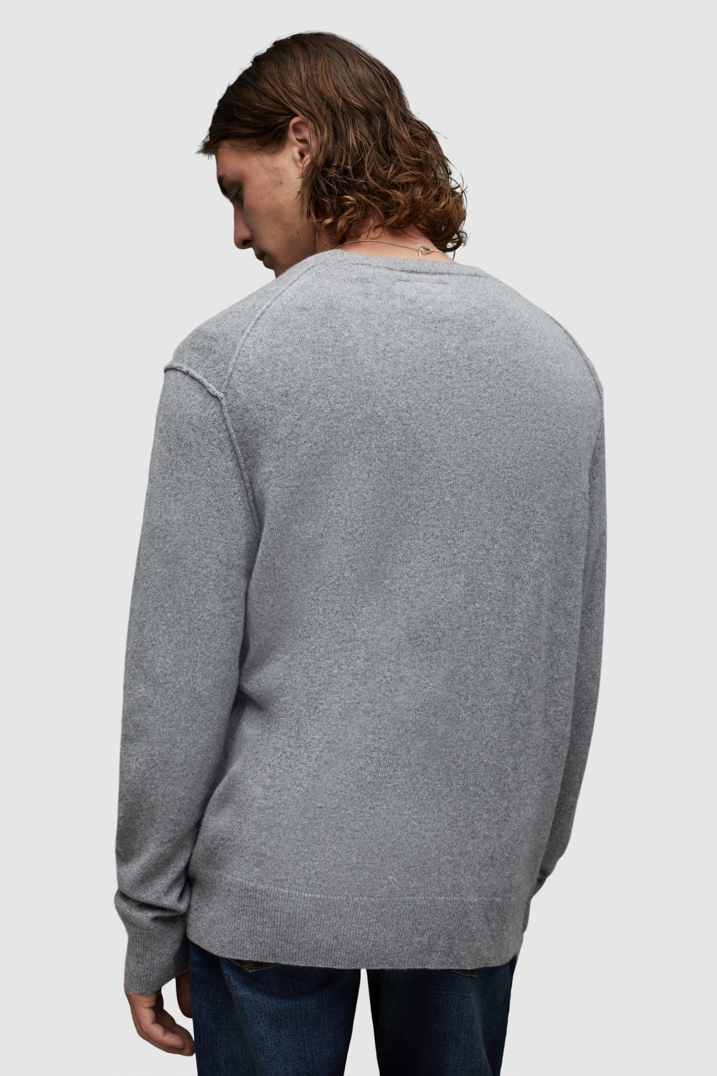 FINN CASHMERE CREW GREY MARL 3