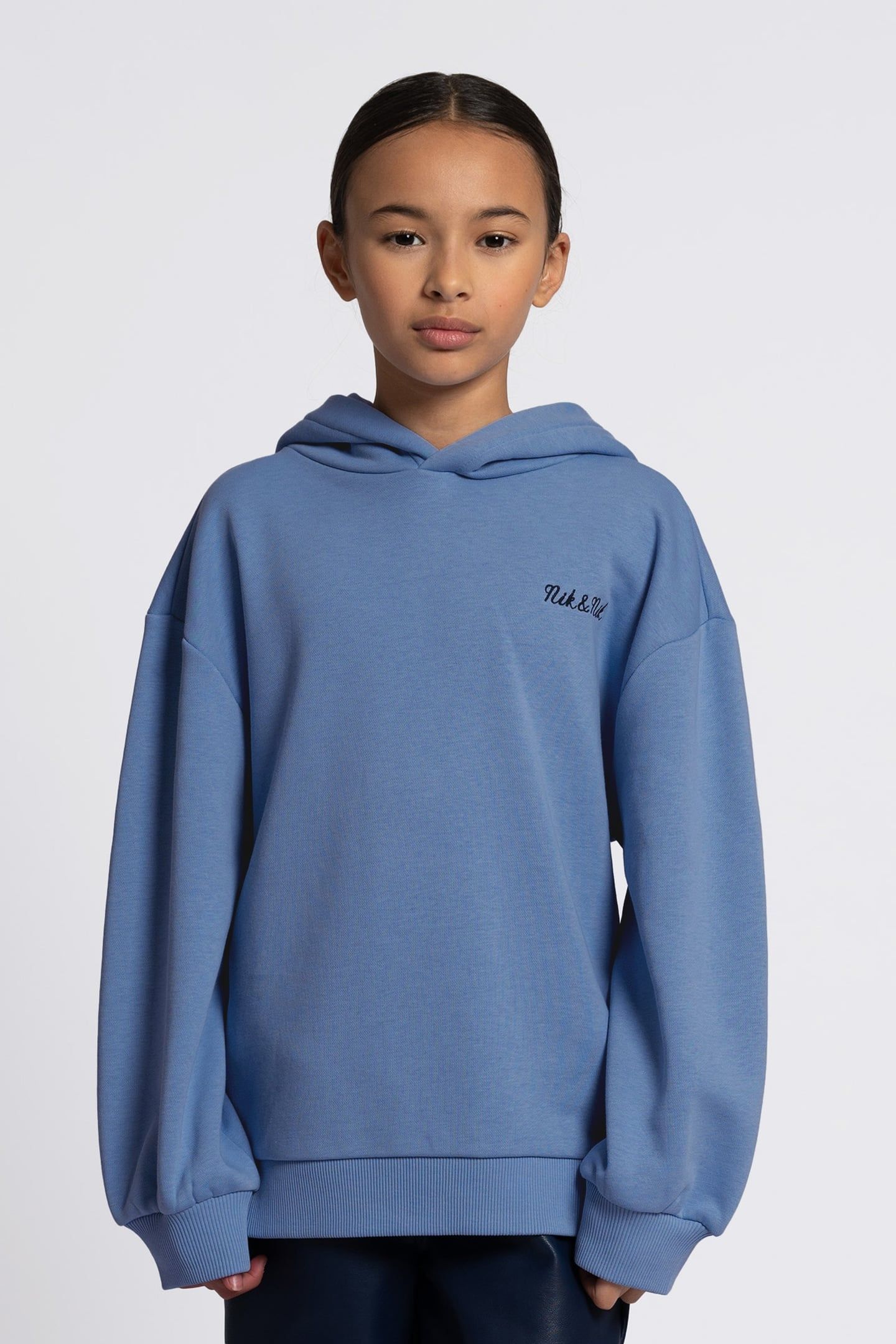 NOVAN HOODIE BLUE MIST 1