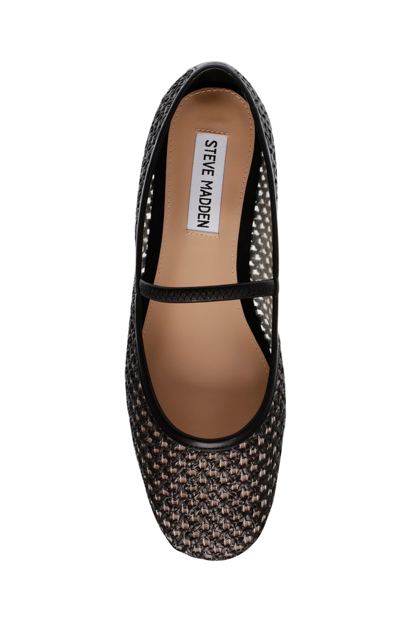 MAJORCA FLAT SHOES BLACK RAFFIA 5
