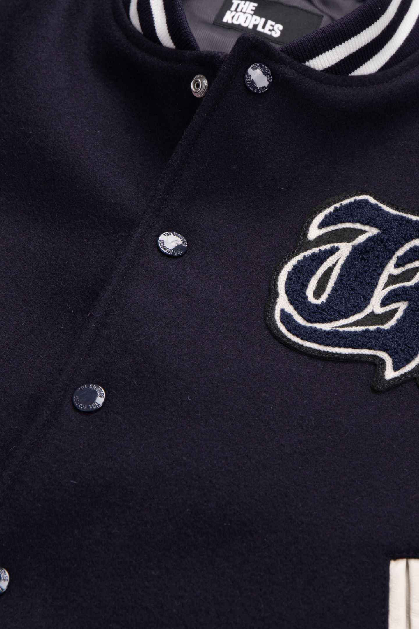 VARSITY JACKET WITH PATCH NAVY 6