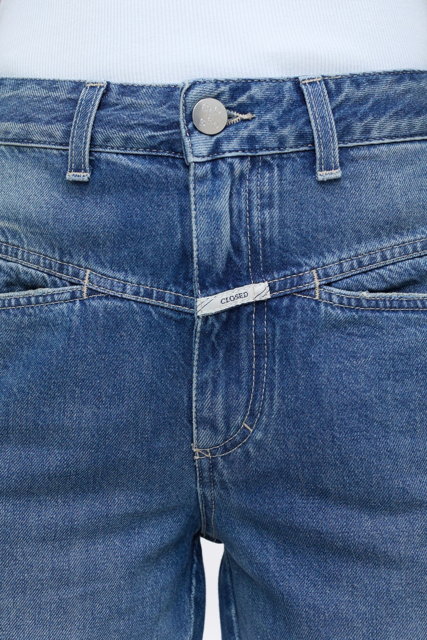 PEDAL PUSHER JEANS DARK BLUE 4