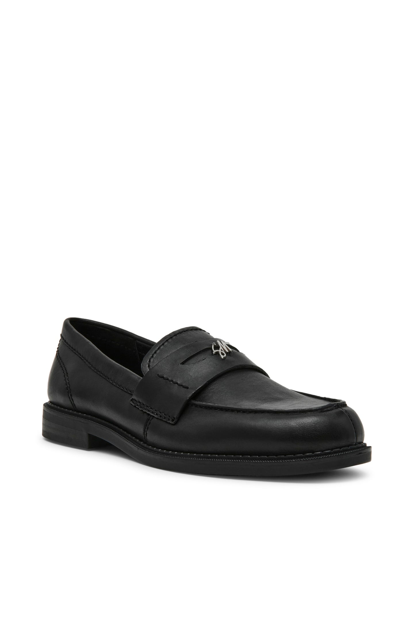 MOTOR FLAT SHOES BLACK LEATHER 2