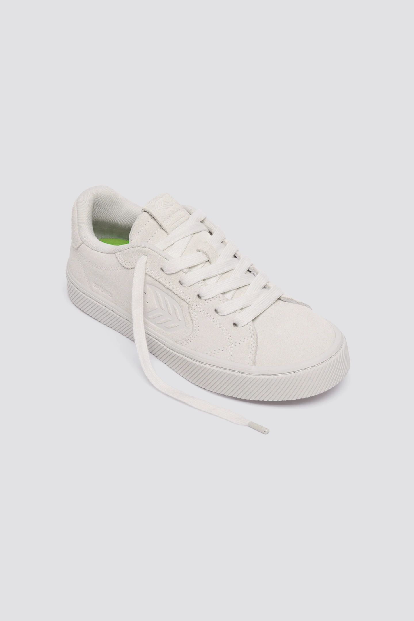 SALVAS SUEDE ALL SMOKE WHITE 2